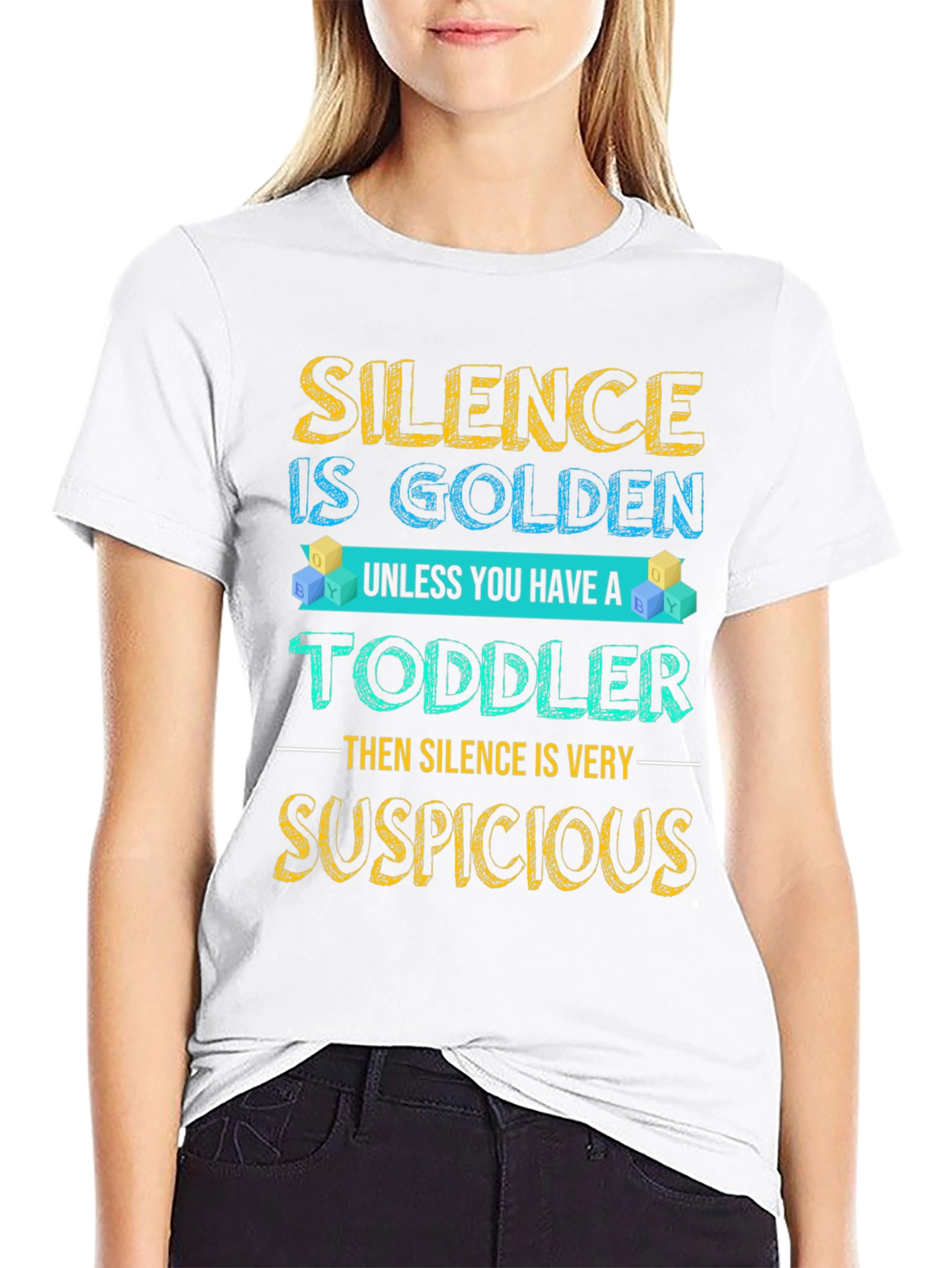 Funny Silence Toddler T-Shirt