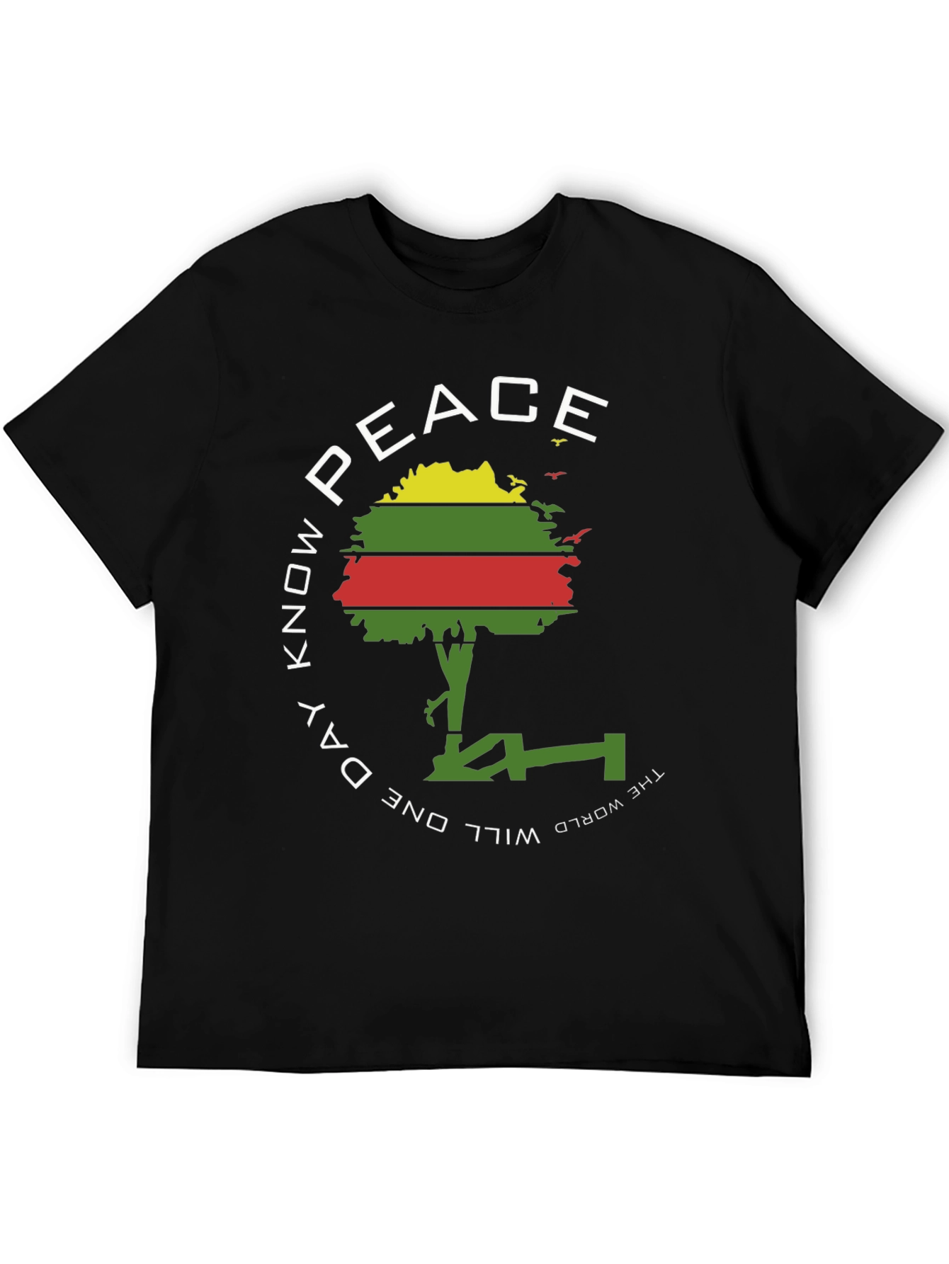 Peace Tree Black Graphic Tee