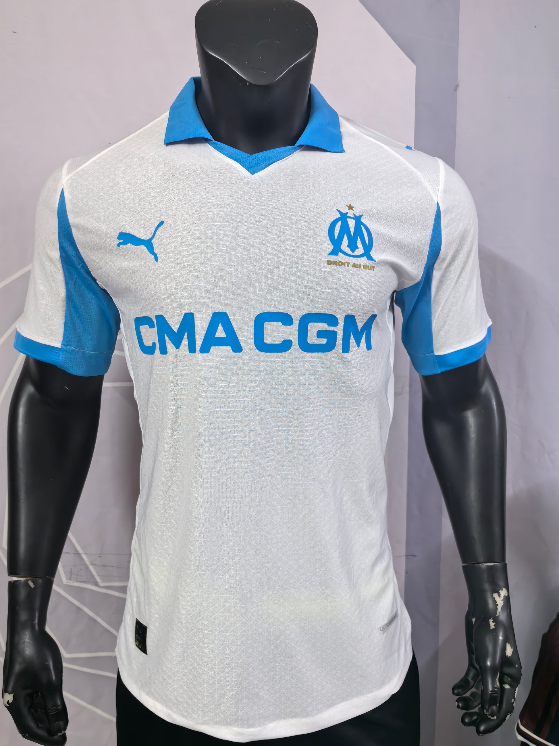 Marseille 25-26 Home Player Version Soccer Jersey