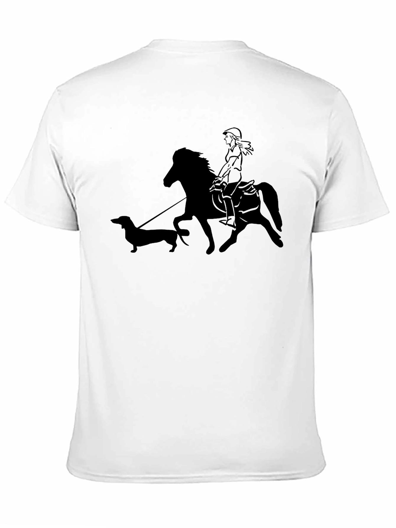 Horse Riding Dachshund Lover T-Shirt