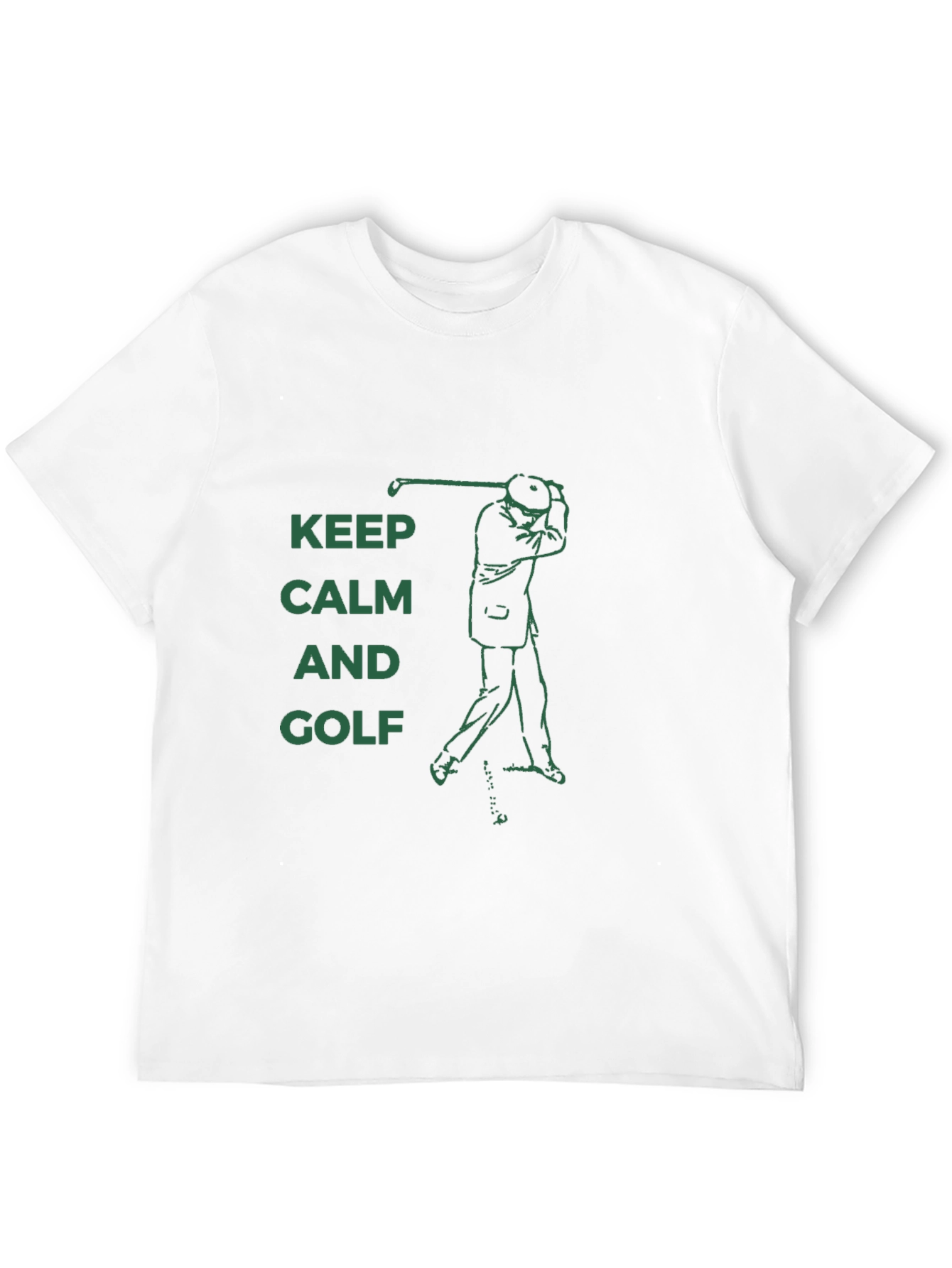 Keep Calm and Golf T-Shirt - Golfer Tee