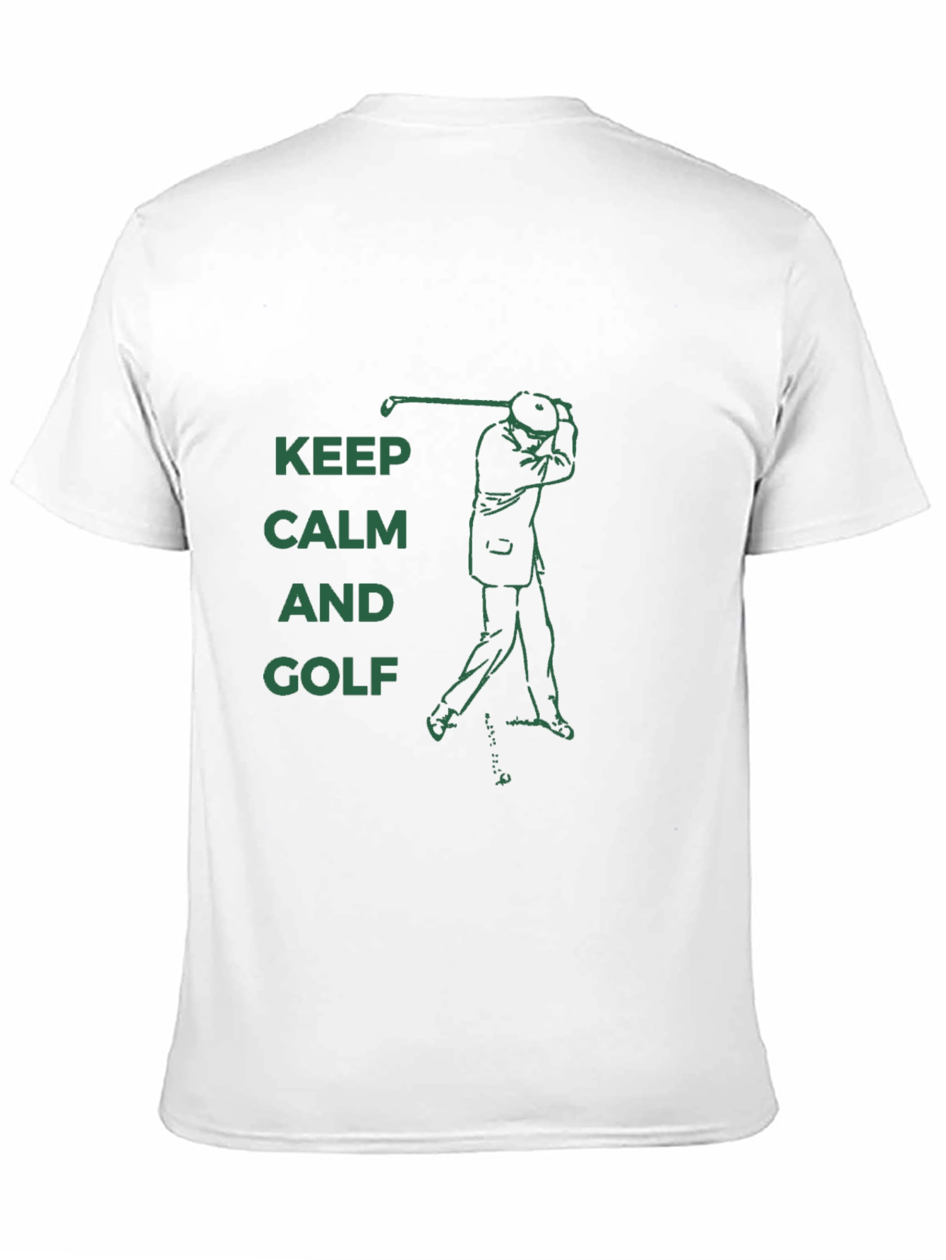 Keep Calm and Golf T-Shirt - Golfer Tee
