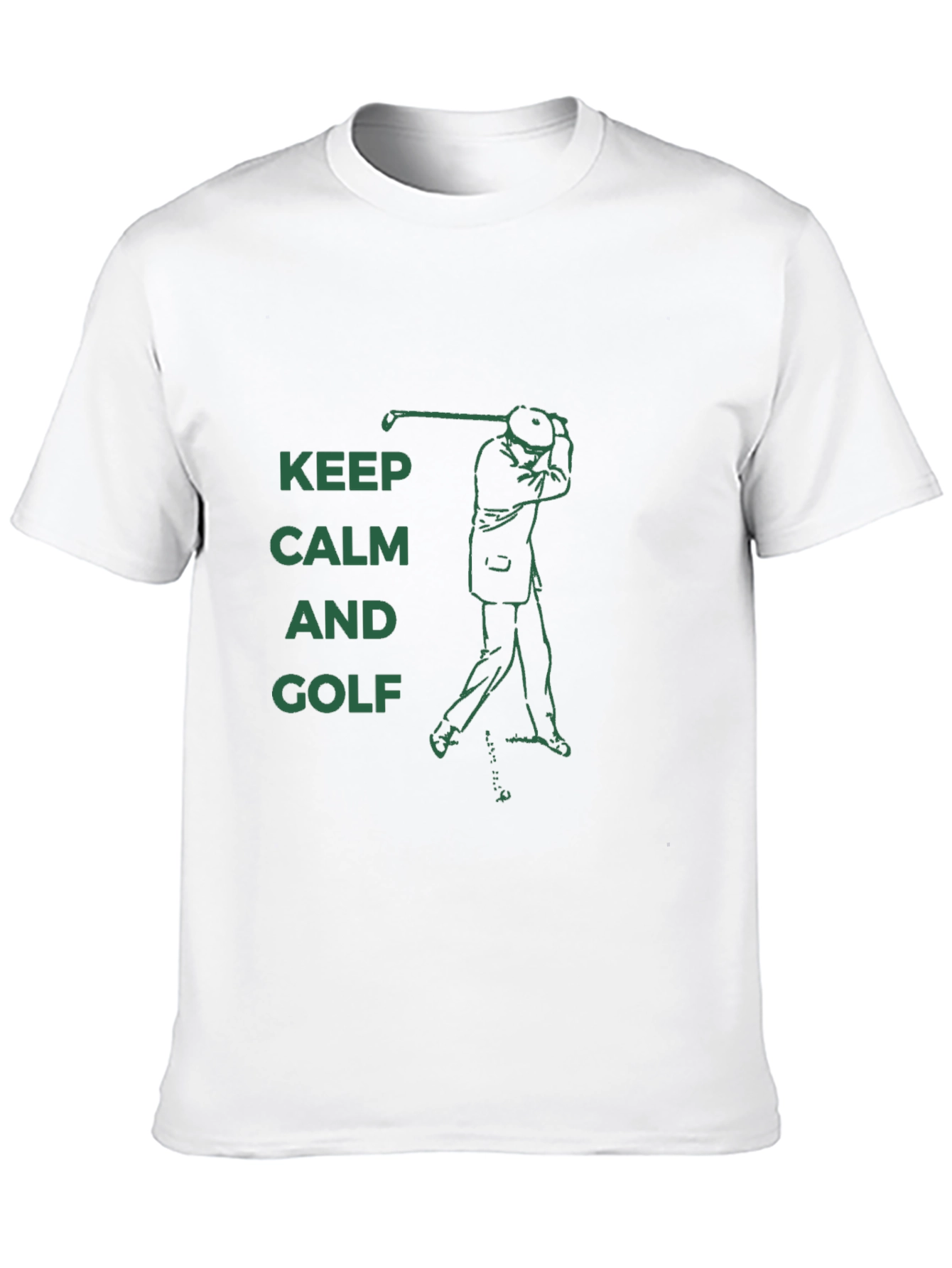 Keep Calm and Golf T-Shirt - Golfer Tee