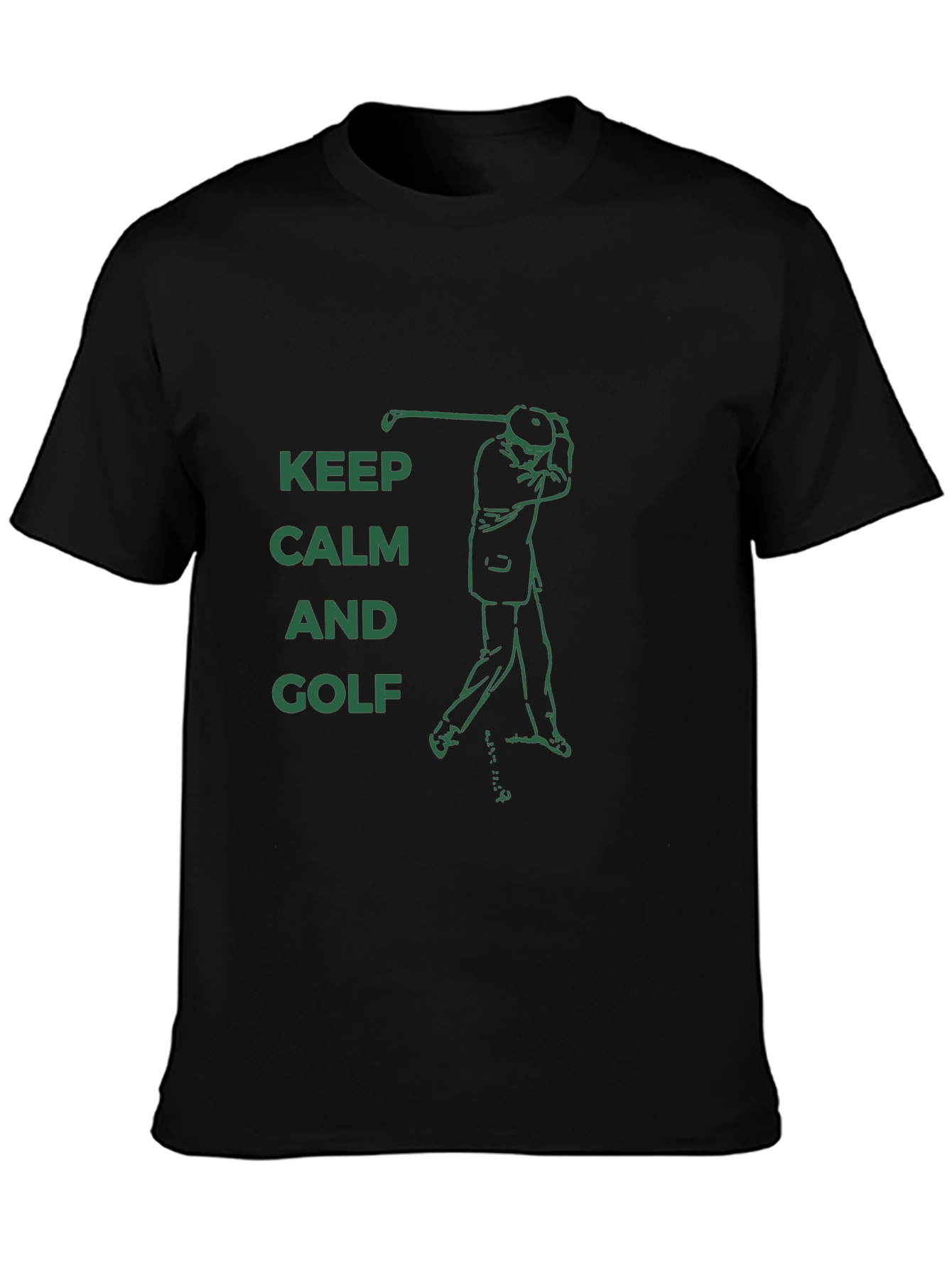 Keep Calm and Golf T-Shirt - Golfer Tee