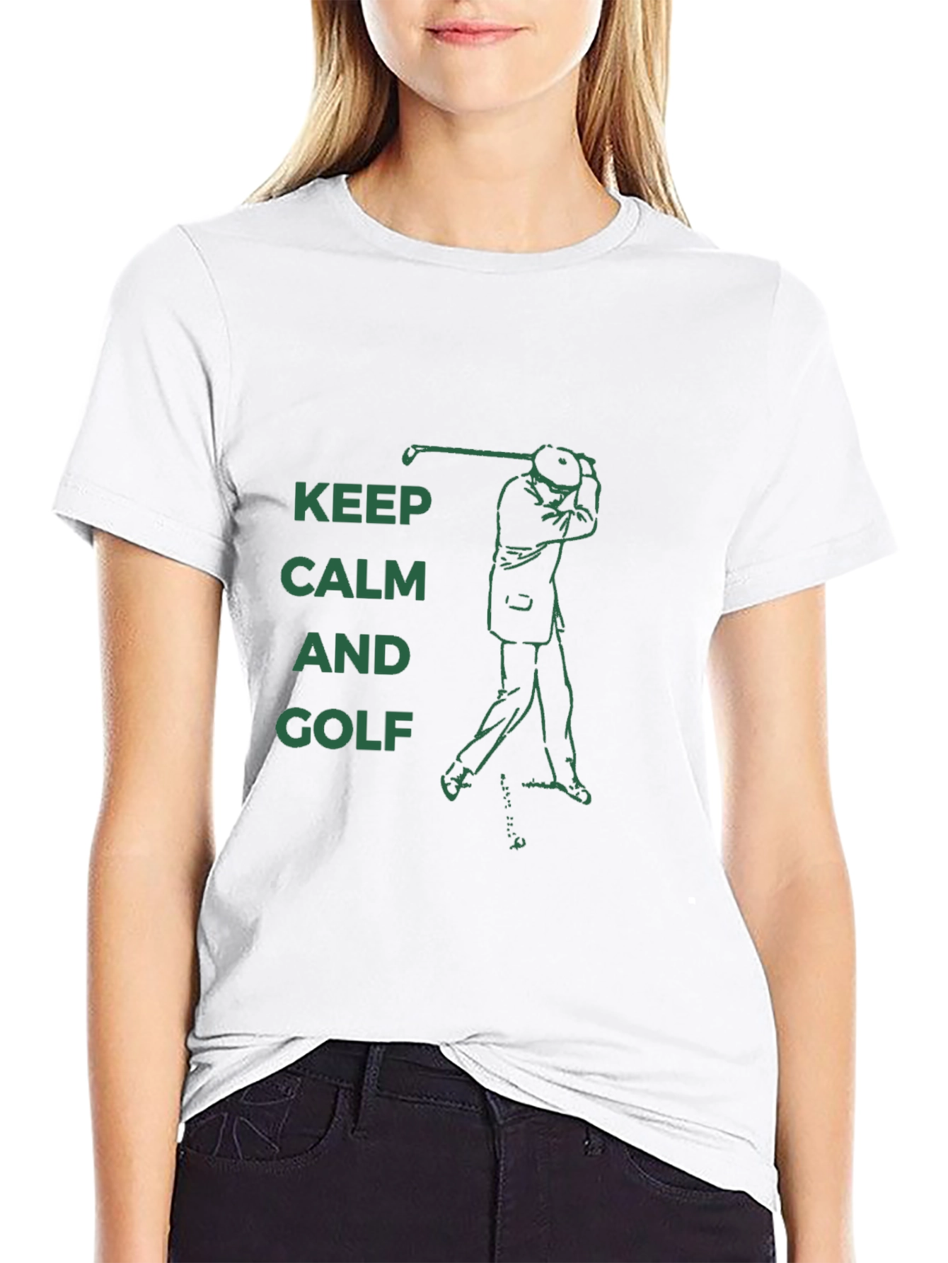Keep Calm and Golf T-Shirt - Golfer Tee