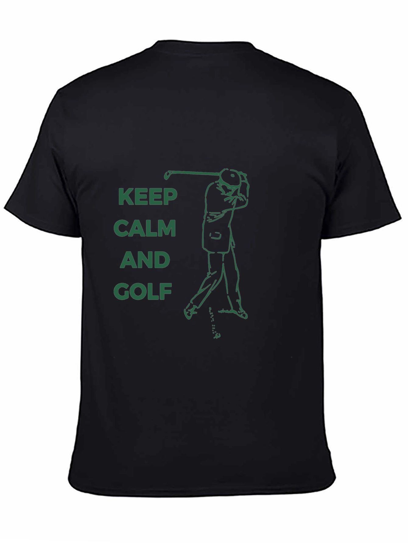 Keep Calm and Golf T-Shirt - Golfer Tee
