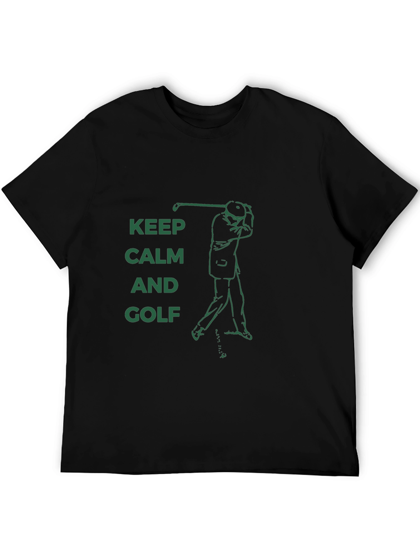 Keep Calm and Golf T-Shirt - Golfer Tee