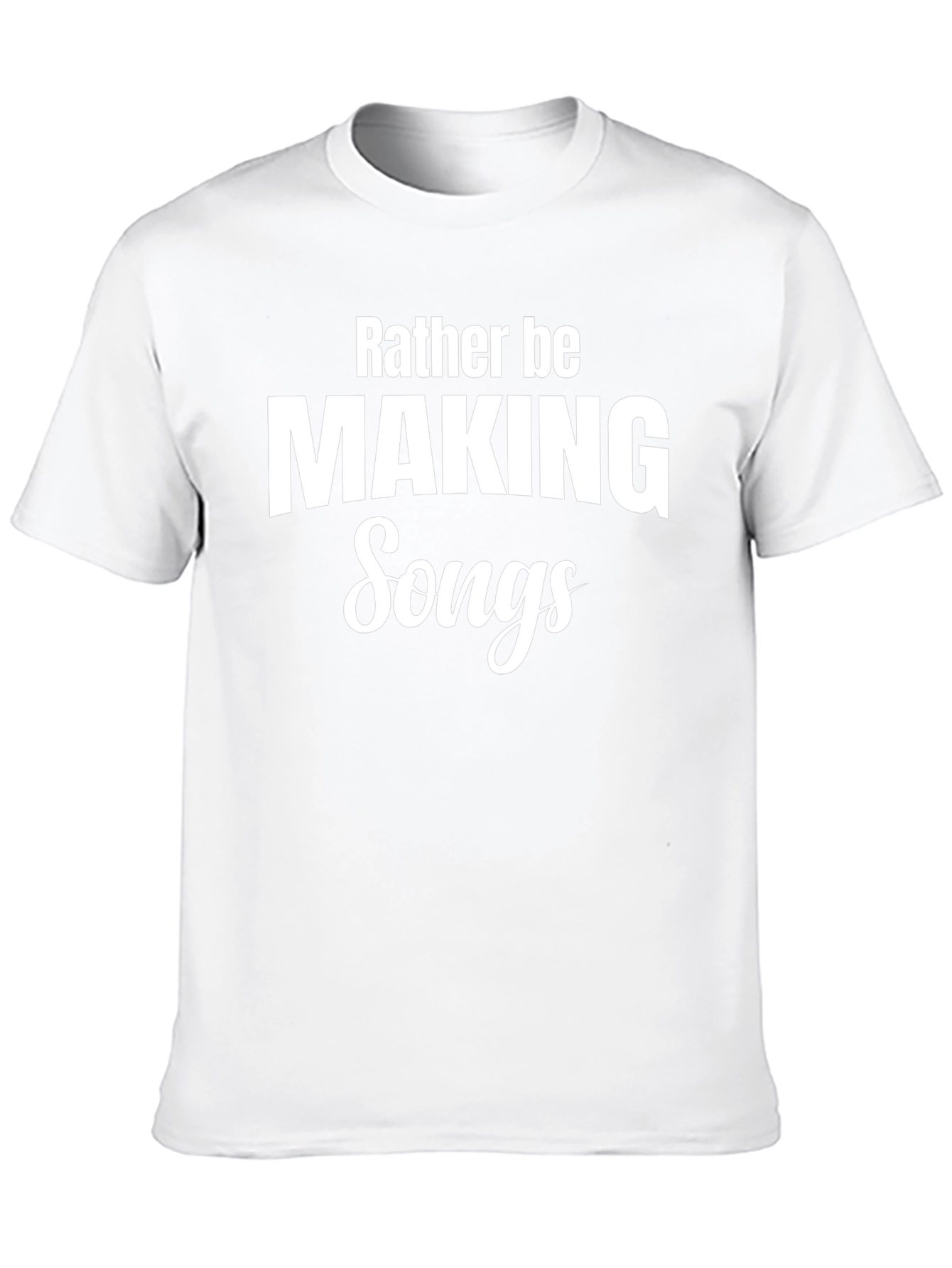 Rather Be Making Songs Black T-Shirt