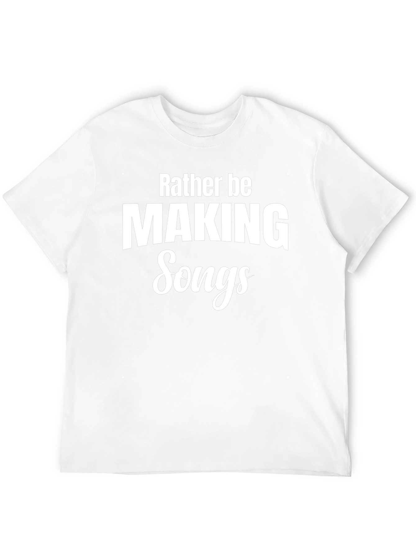Rather Be Making Songs Black T-Shirt