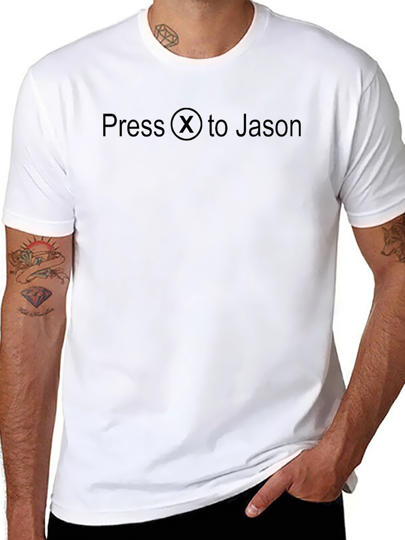 Press X to Jason Funny Gamer T-Shirt