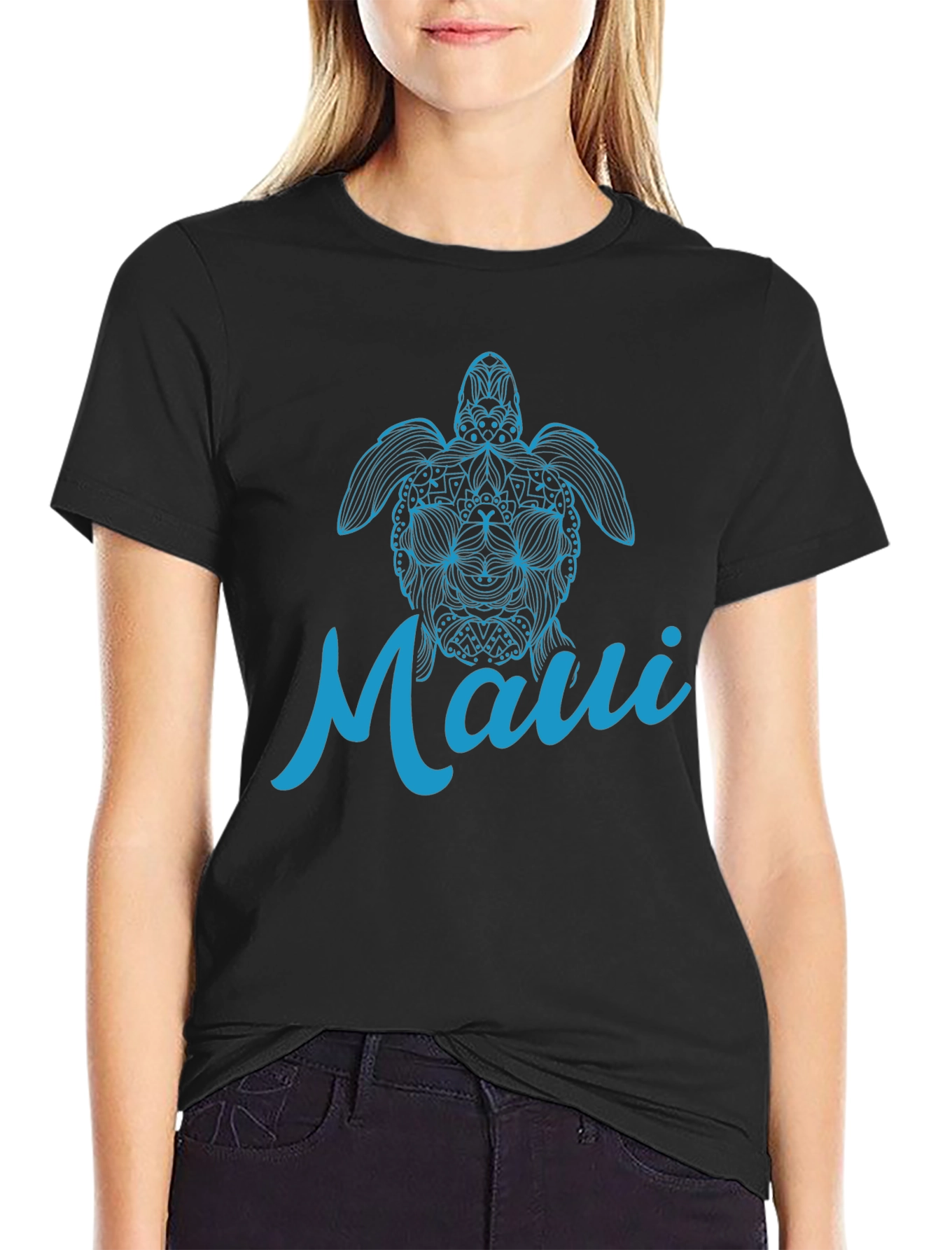 Maui Turtle Graphic Tee - Island Style Shirt