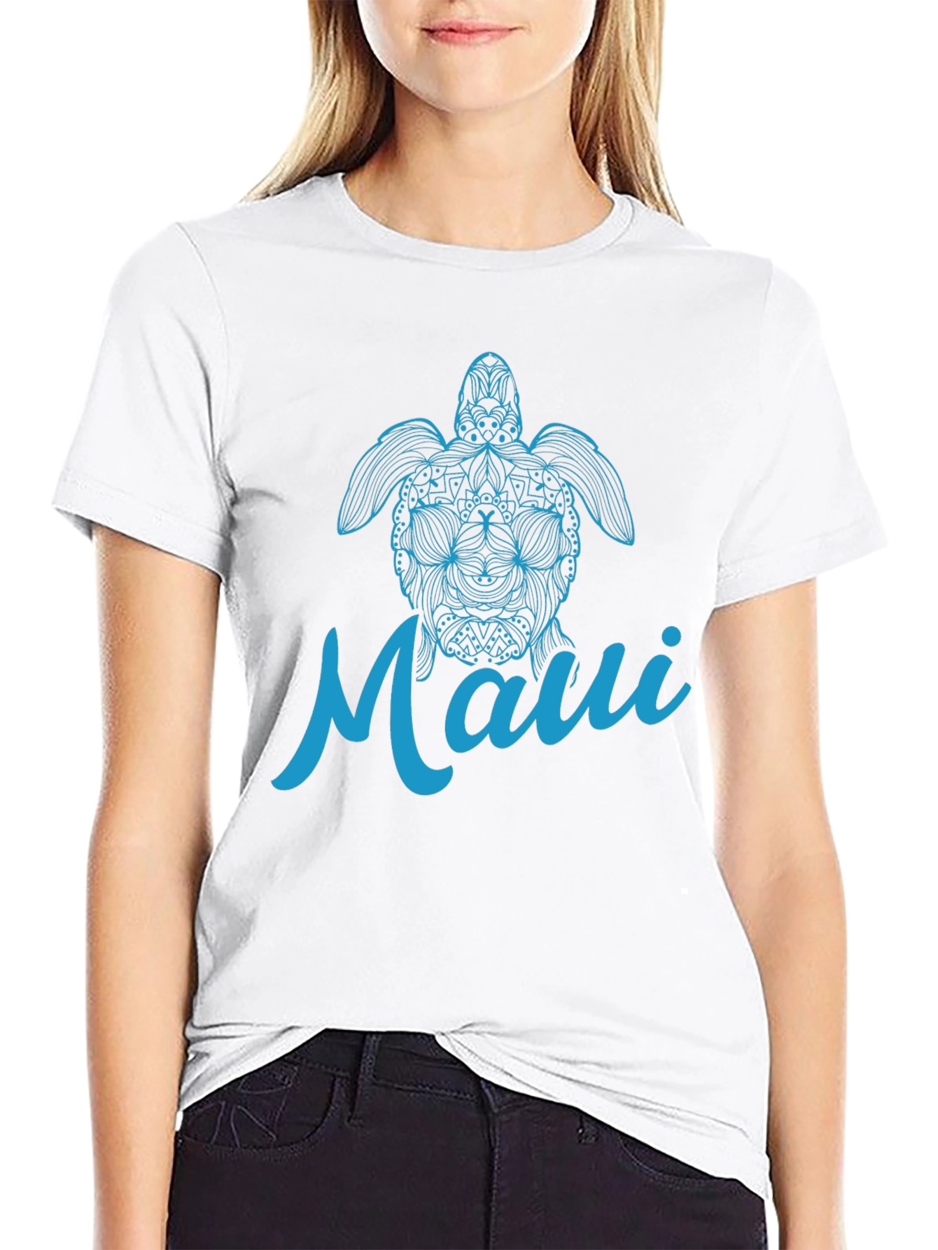 Maui Turtle Graphic Tee - Island Style Shirt