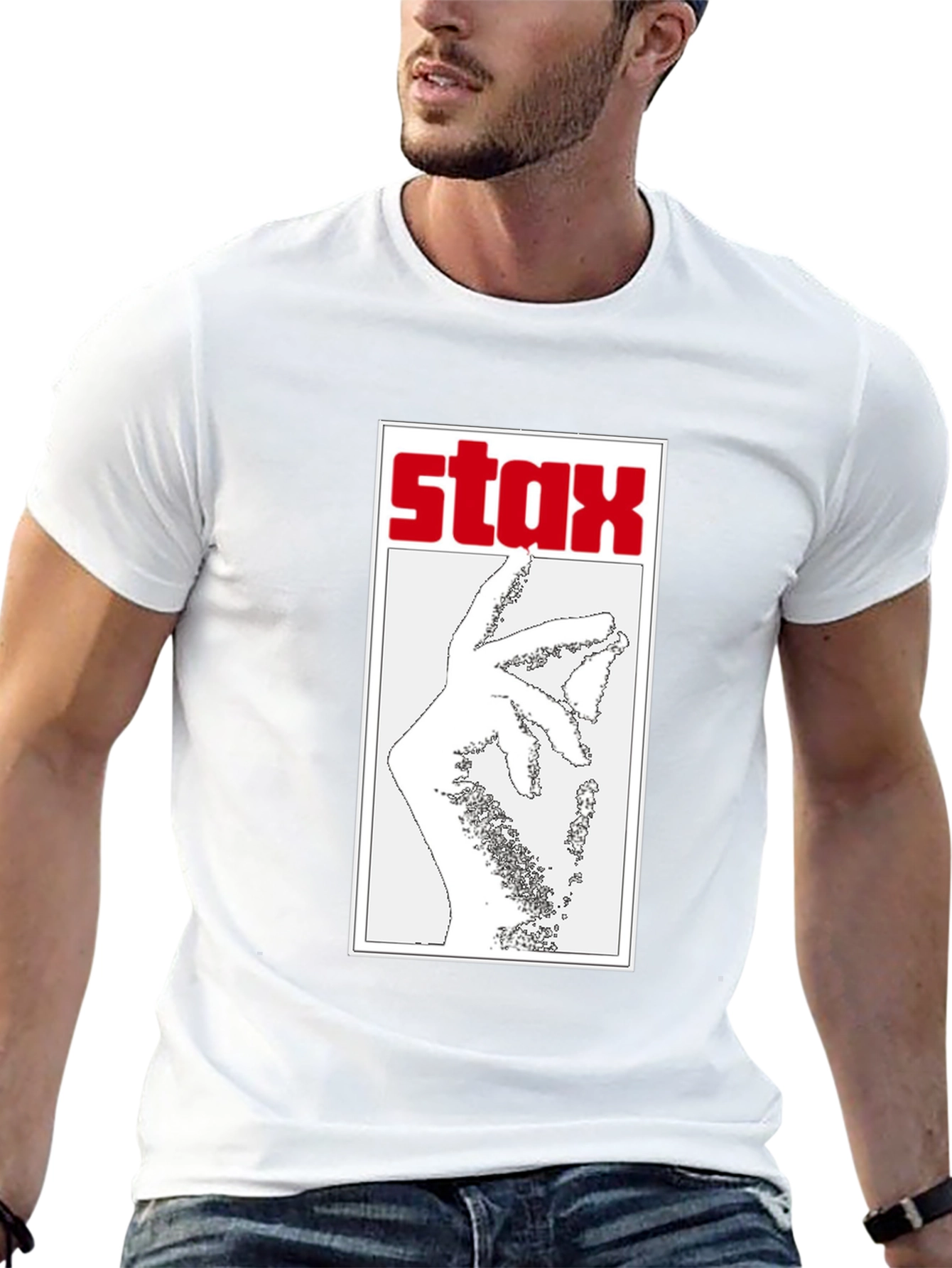 STAX Records Hand Black T-Shirt