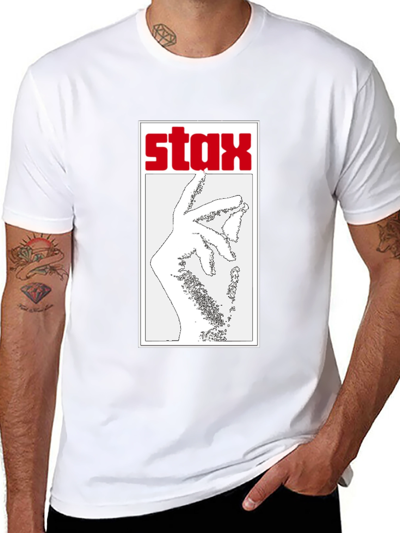STAX Records Hand Black T-Shirt