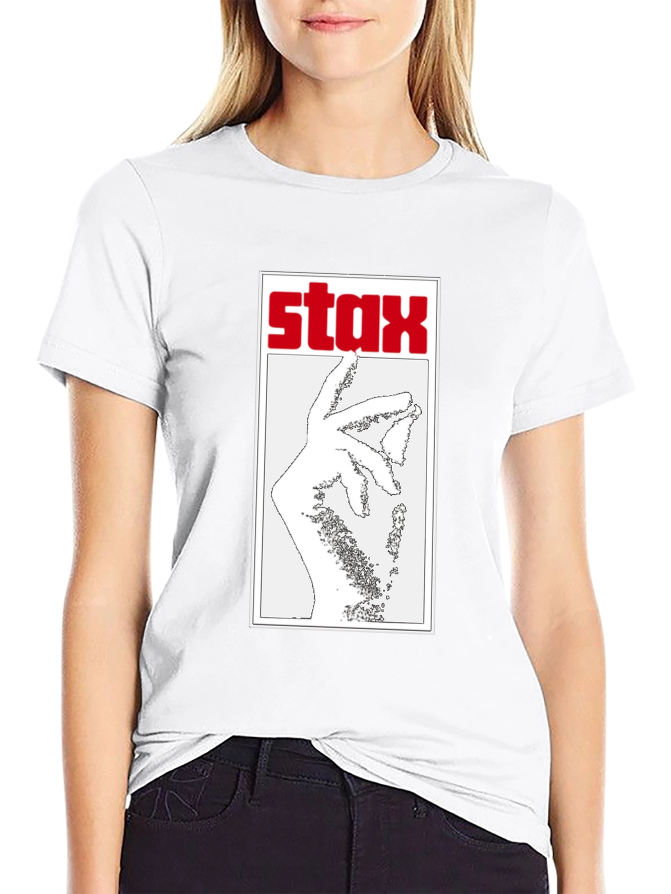STAX Records Hand Black T-Shirt
