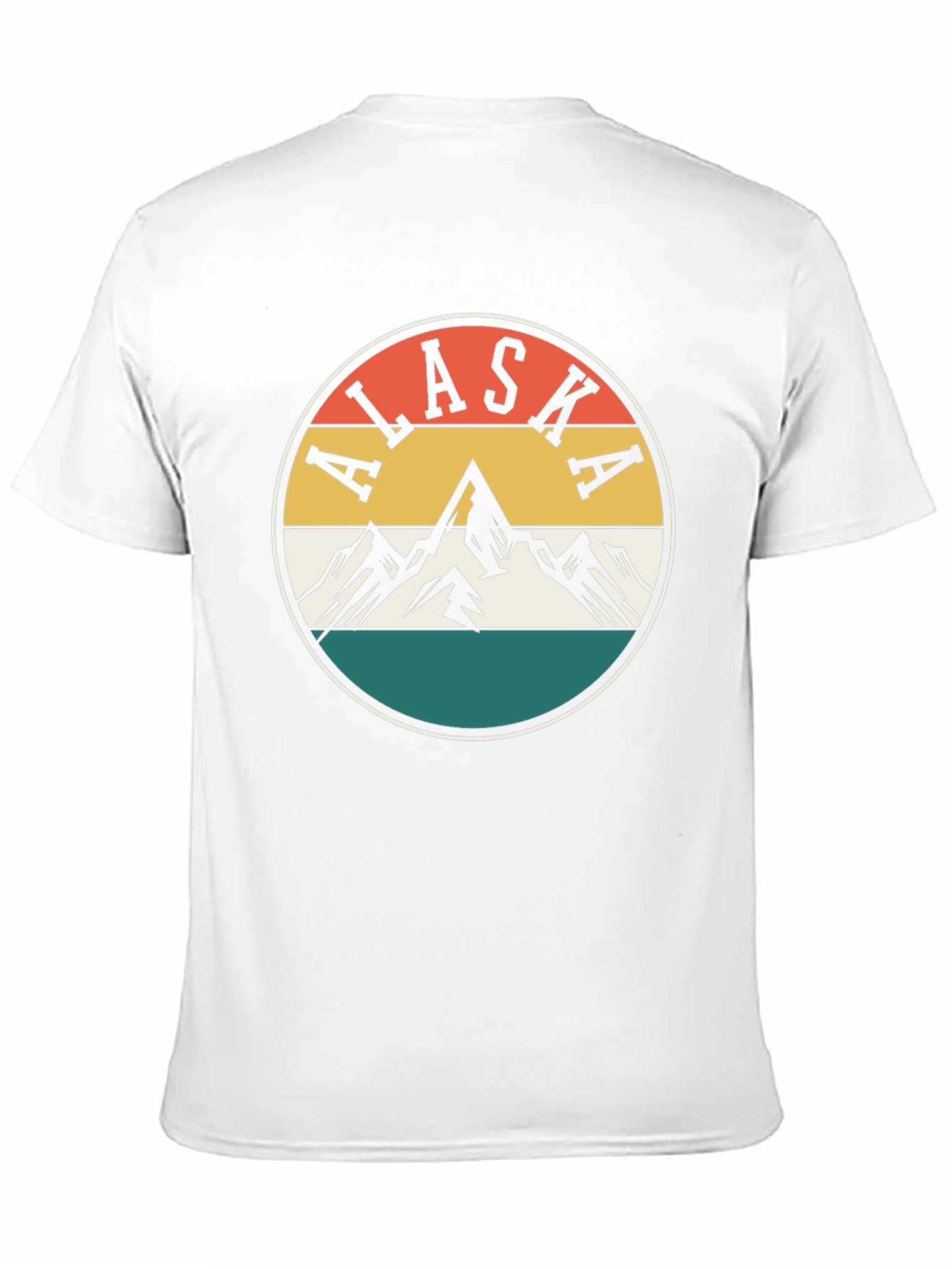 Alaska Mountain Graphic Tee - Retro Style