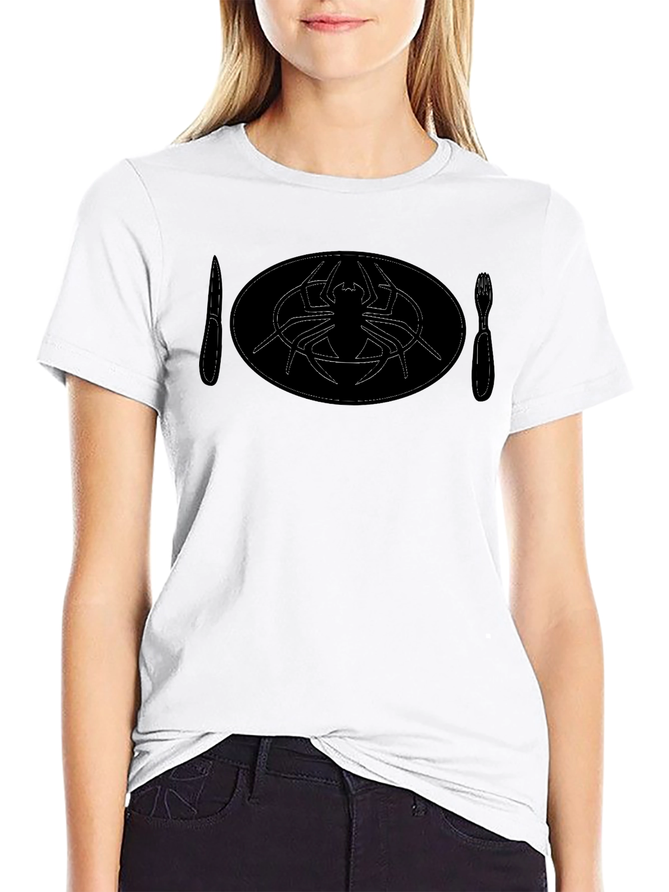 Spider Meal T-Shirt - Unique Graphic Tee