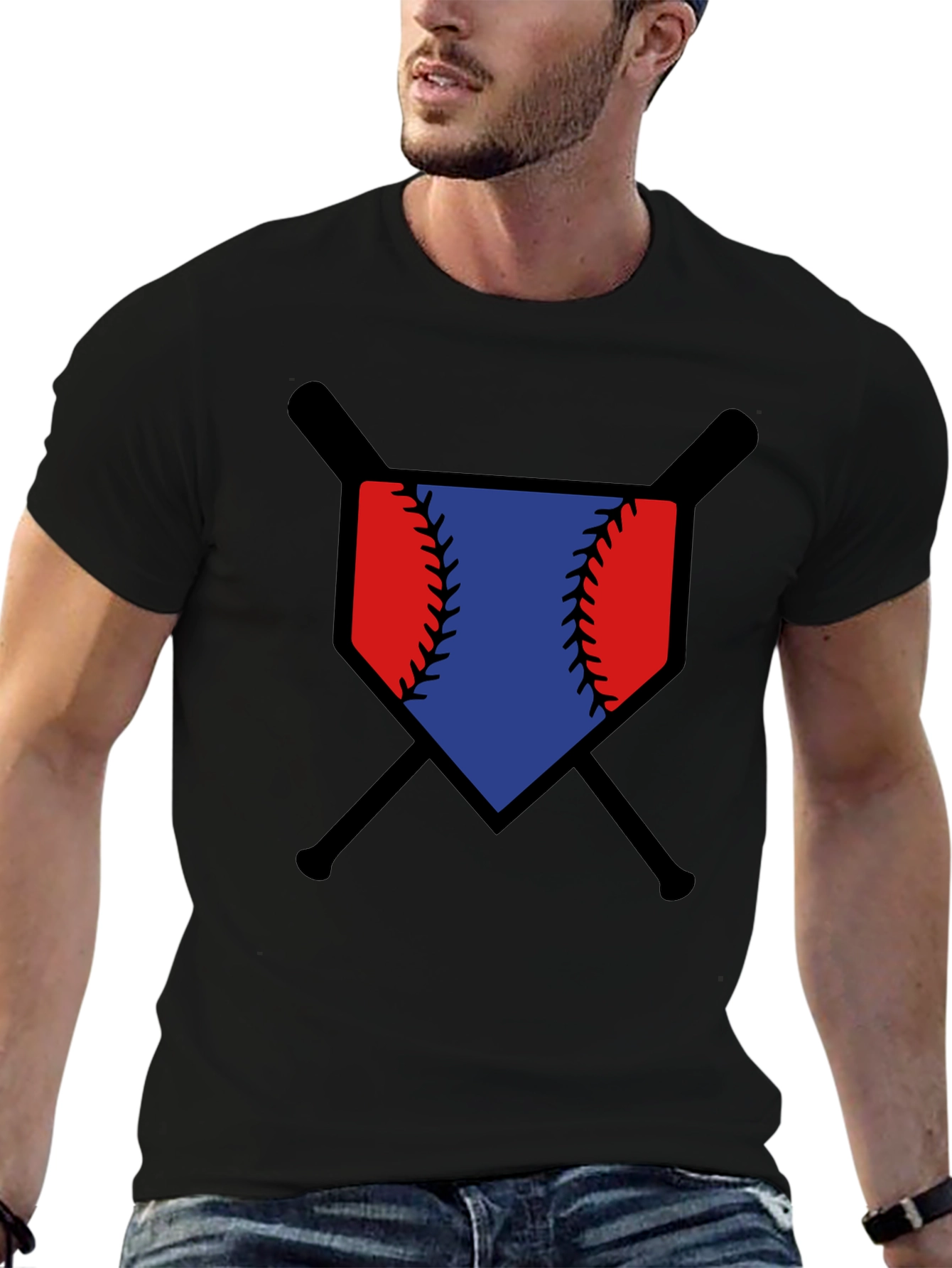 Baseball Bats & Ball Graphic Tee