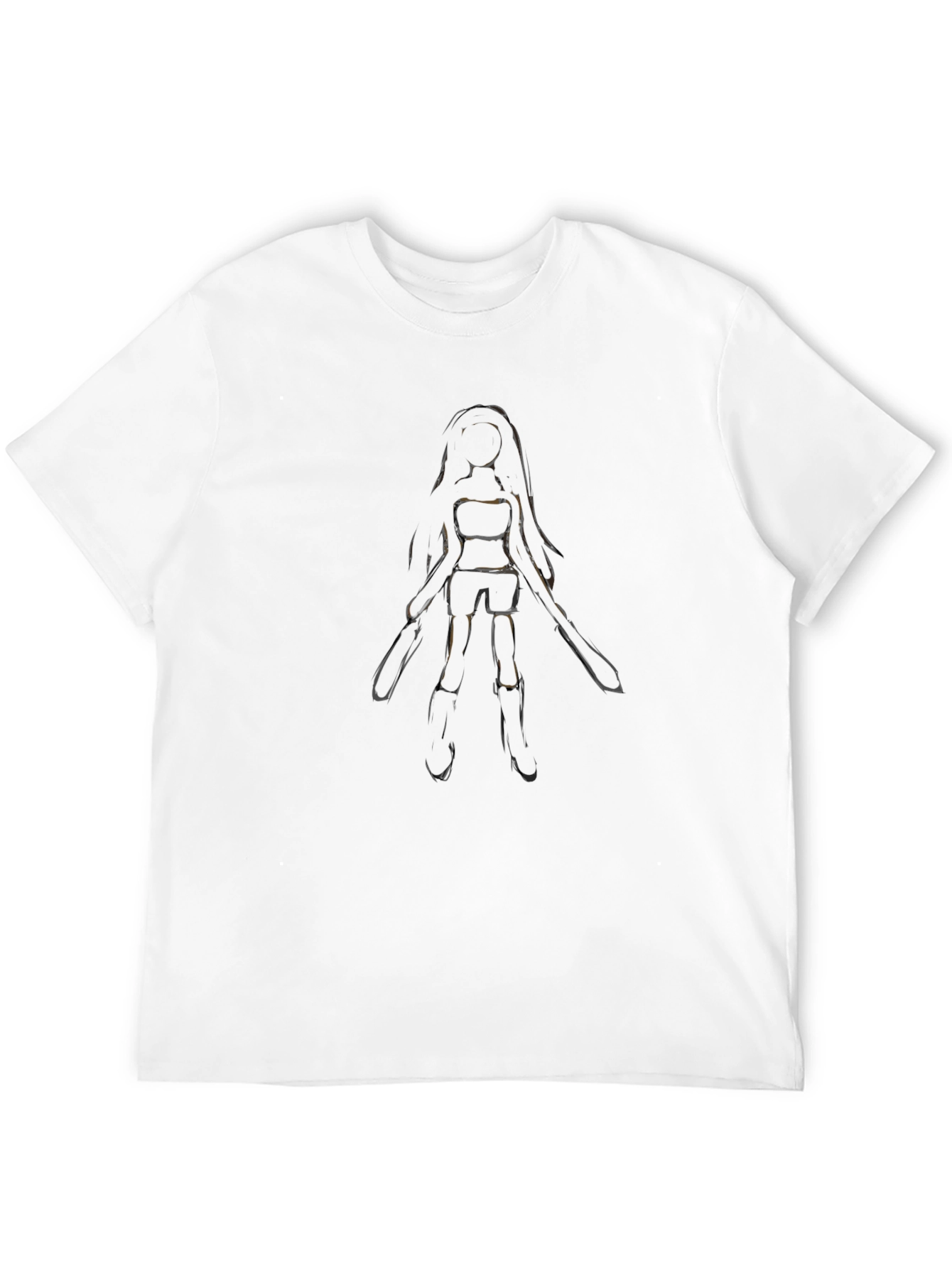Anime Girl Black T-Shirt - Stylish Casual Wear