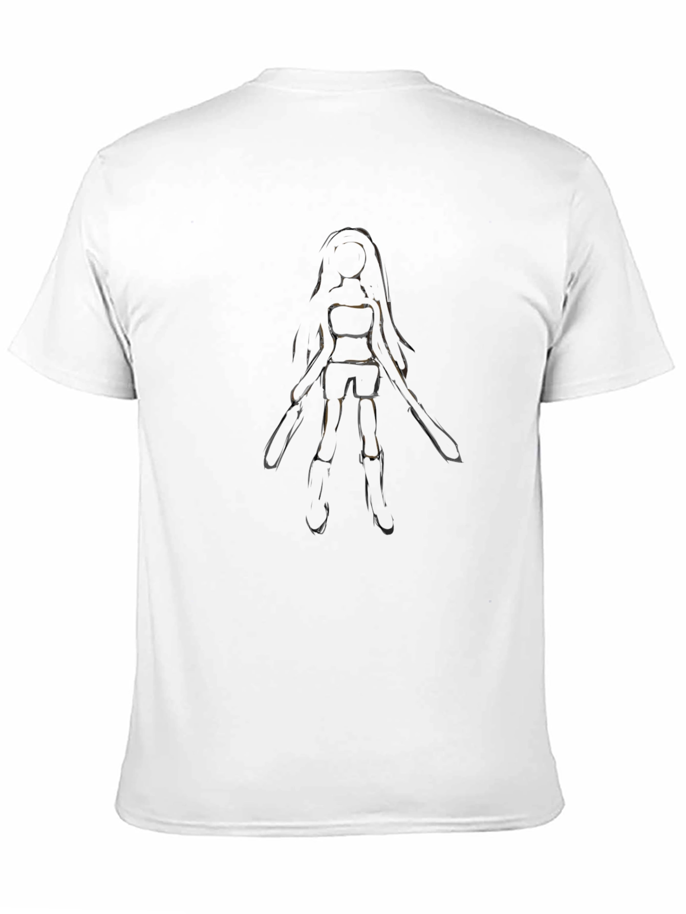 Anime Girl Black T-Shirt - Stylish Casual Wear