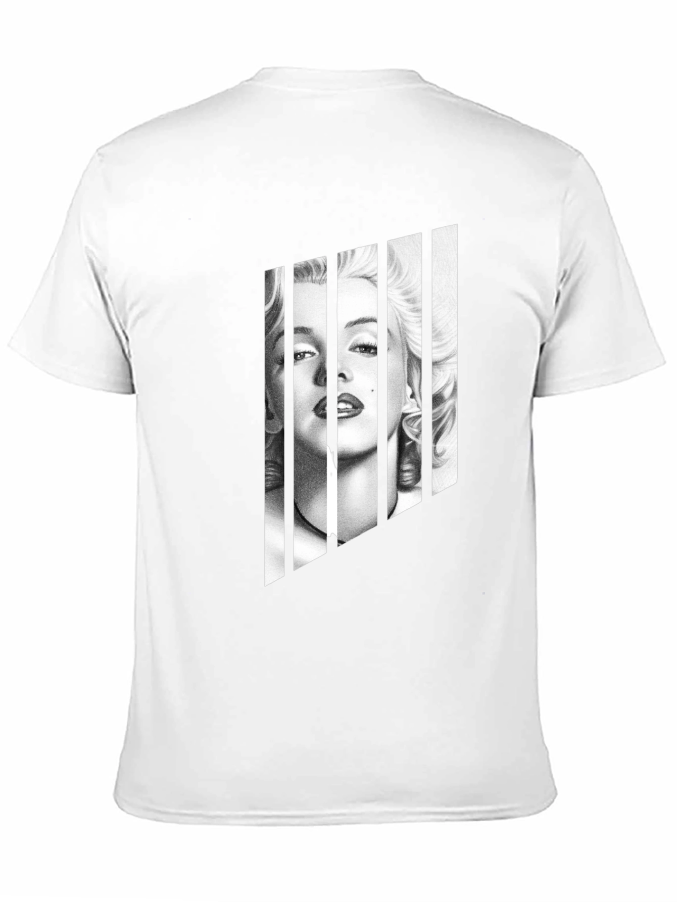 Marilyn Monroe Portrait Tee - Black Graphic T-Shirt