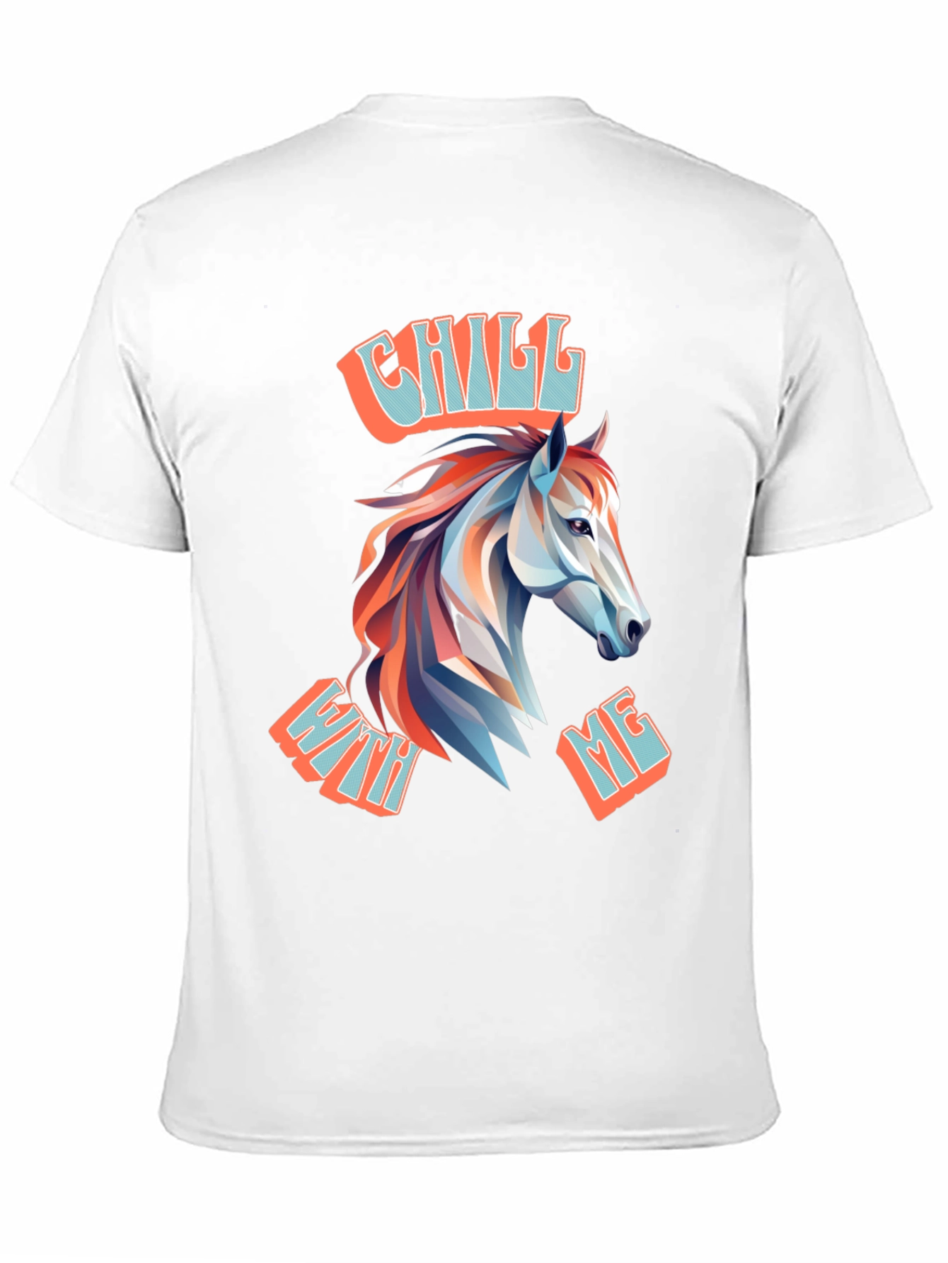 Chill With Me Horse Graphic T-Shirt