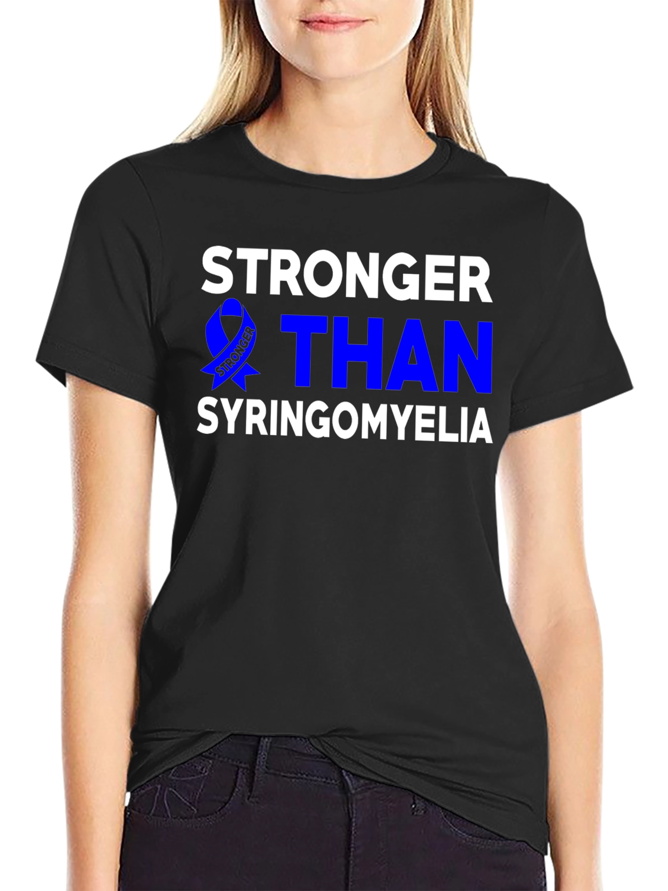 Stronger Than Syringomyelia Awareness T-Shirt