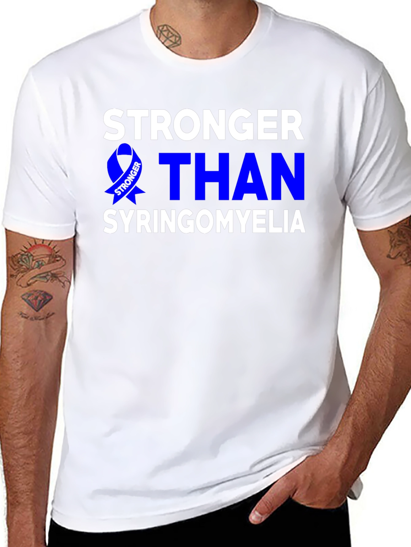 Stronger Than Syringomyelia Awareness T-Shirt