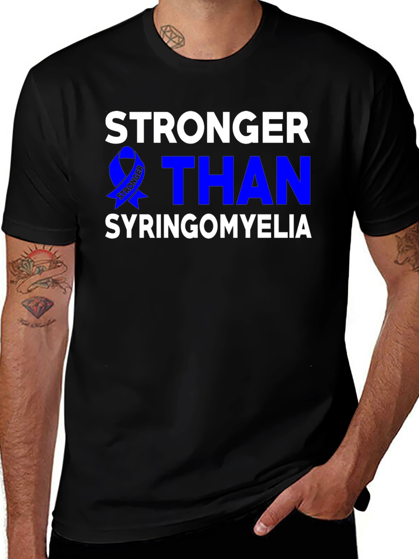 Stronger Than Syringomyelia Awareness T-Shirt