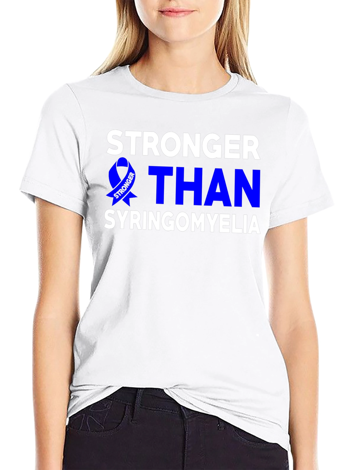 Stronger Than Syringomyelia Awareness T-Shirt
