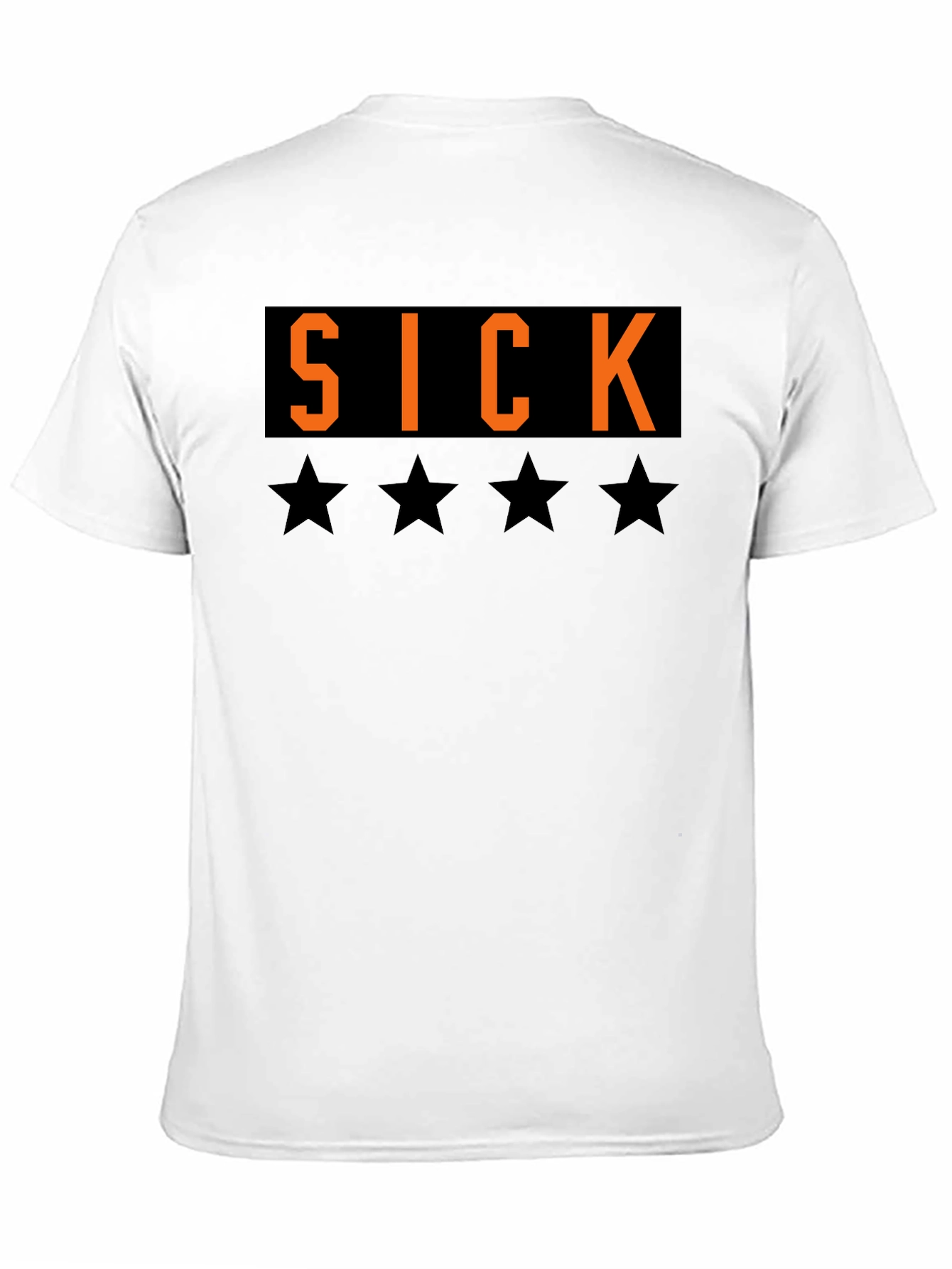 SICK T-Shirt - Black Tee with Bold Graphic