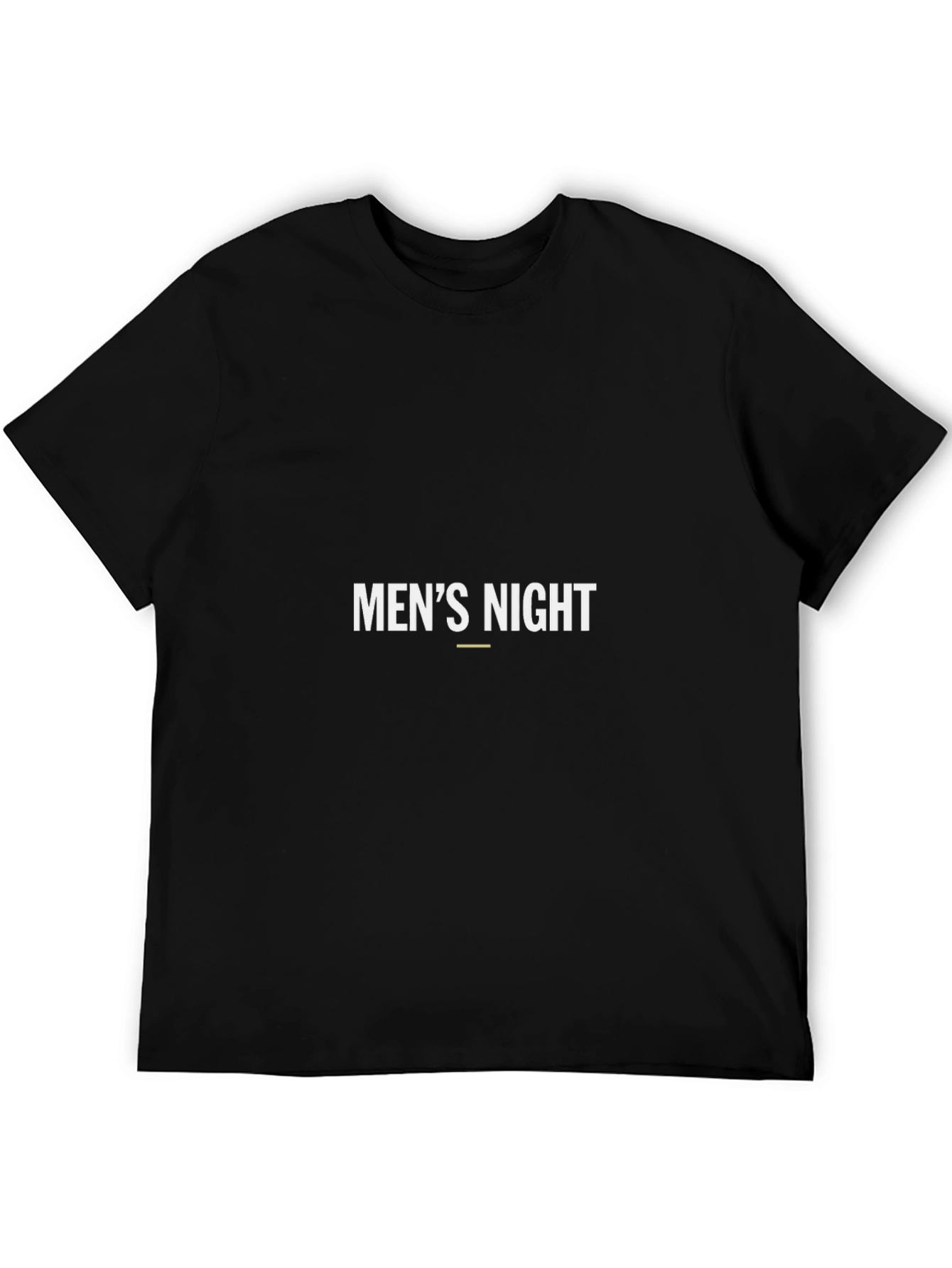 Mens Night Black T-Shirt