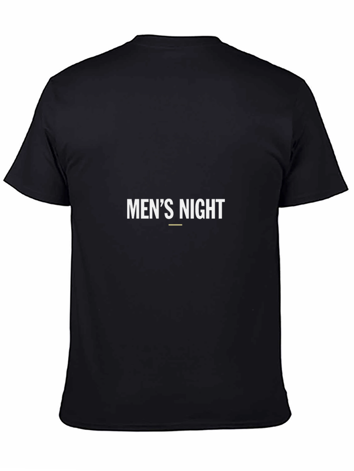Mens Night Black T-Shirt