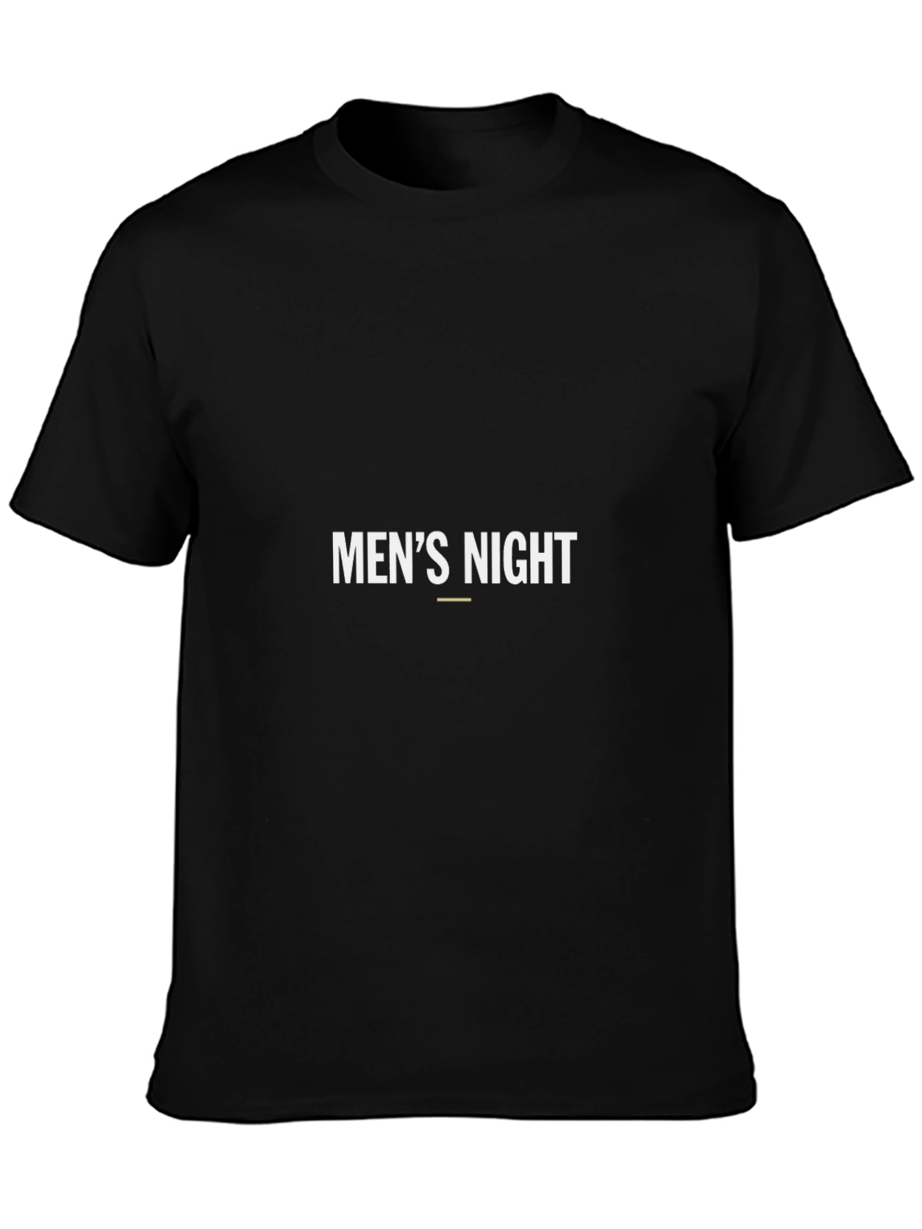 Mens Night Black T-Shirt