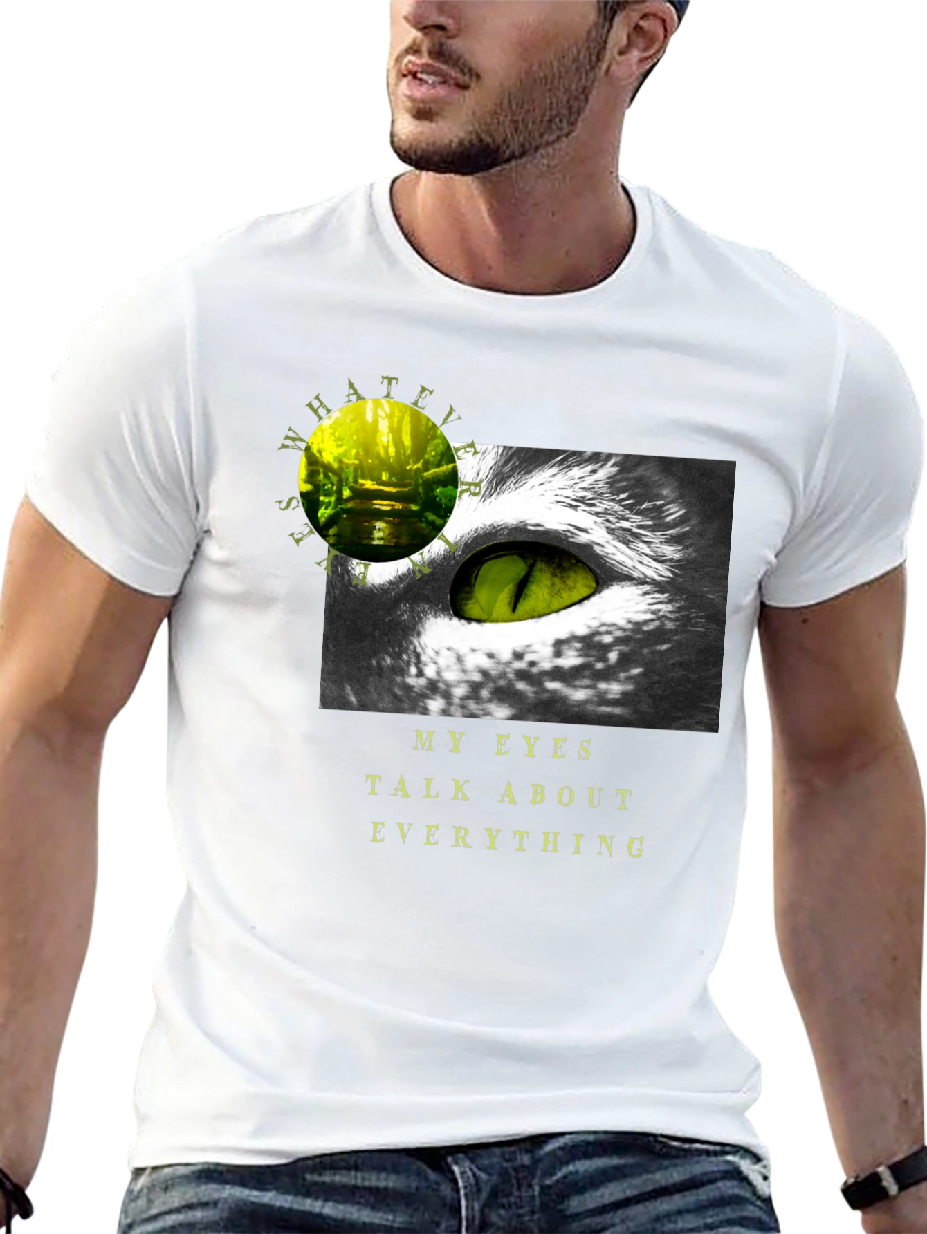 Expressive Eye Graphic Tee