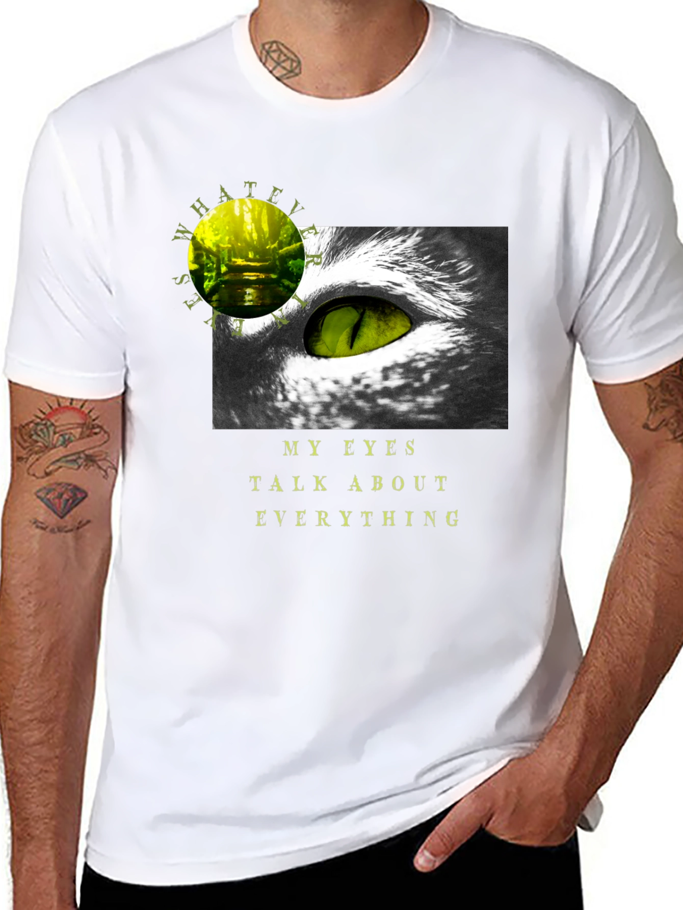 Expressive Eye Graphic Tee