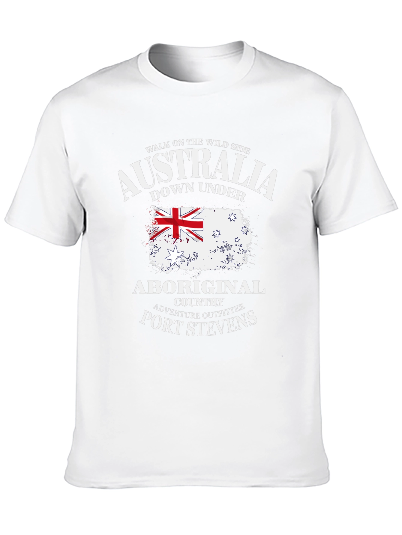 Australia Down Under Black Graphic Tee