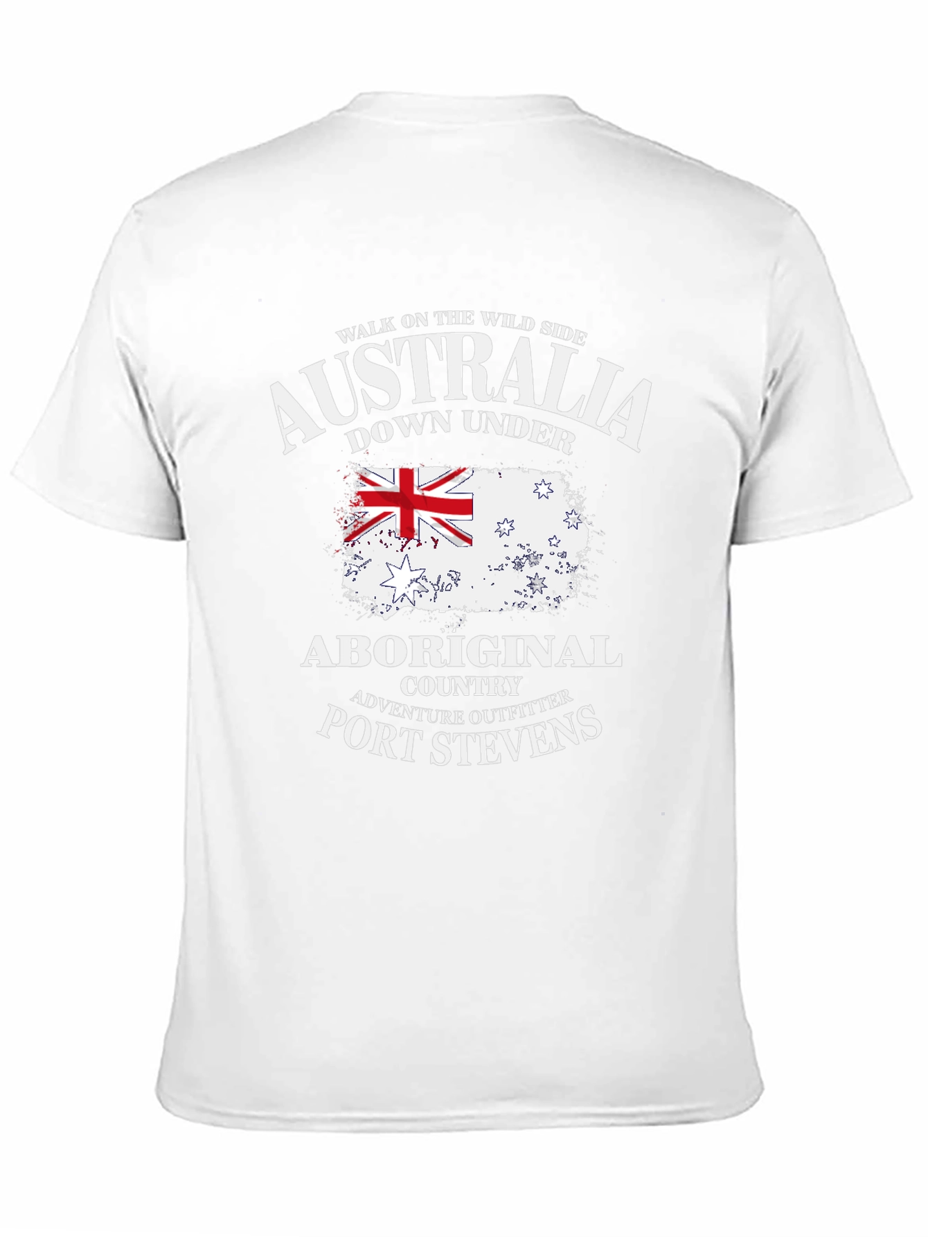 Australia Down Under Black Graphic Tee