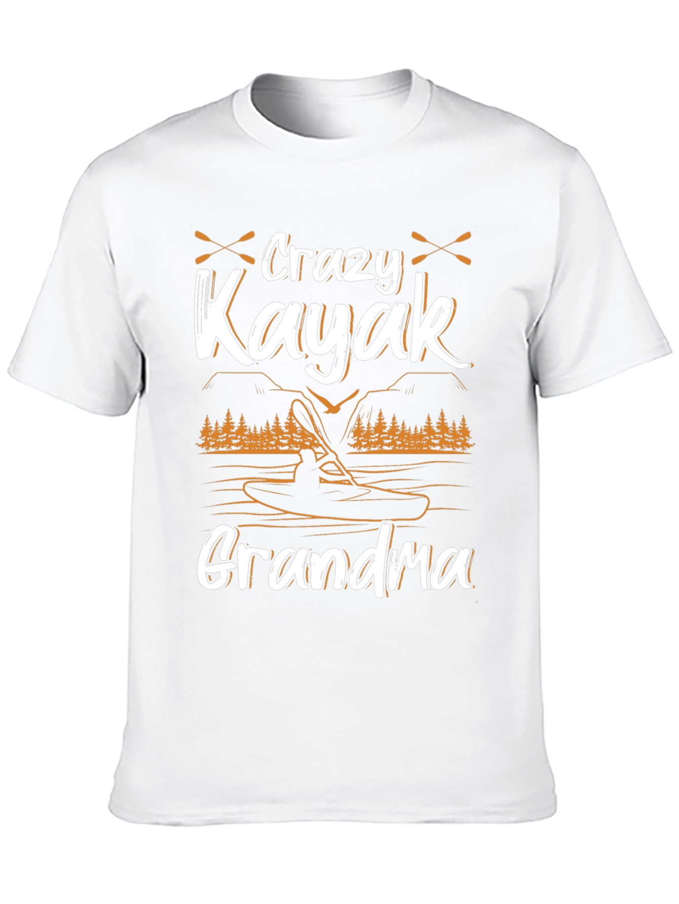 Crazy Kayak Grandma T-Shirt - Paddling Adventure Tee