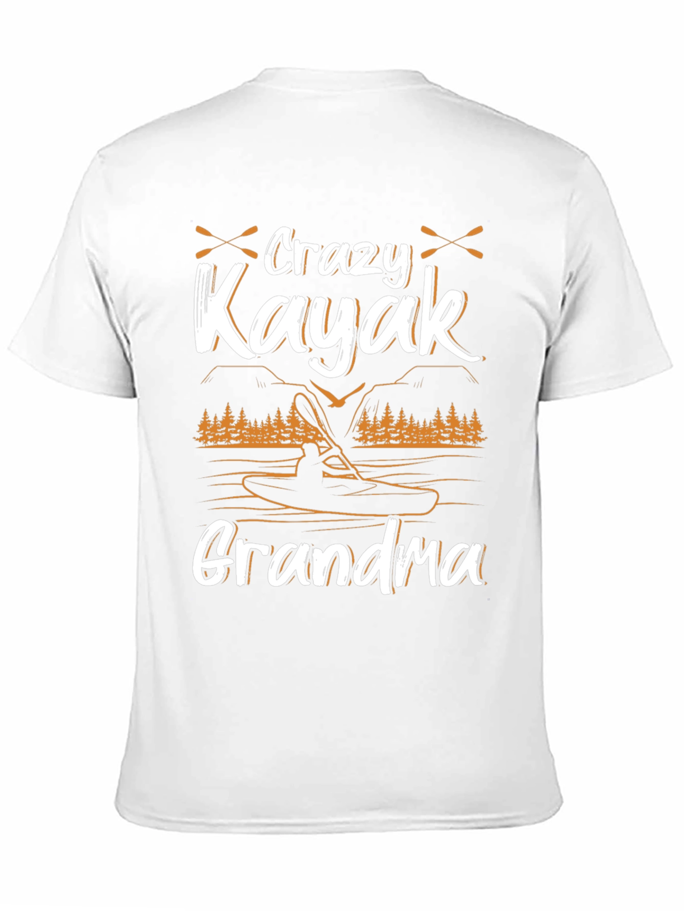 Crazy Kayak Grandma T-Shirt - Paddling Adventure Tee