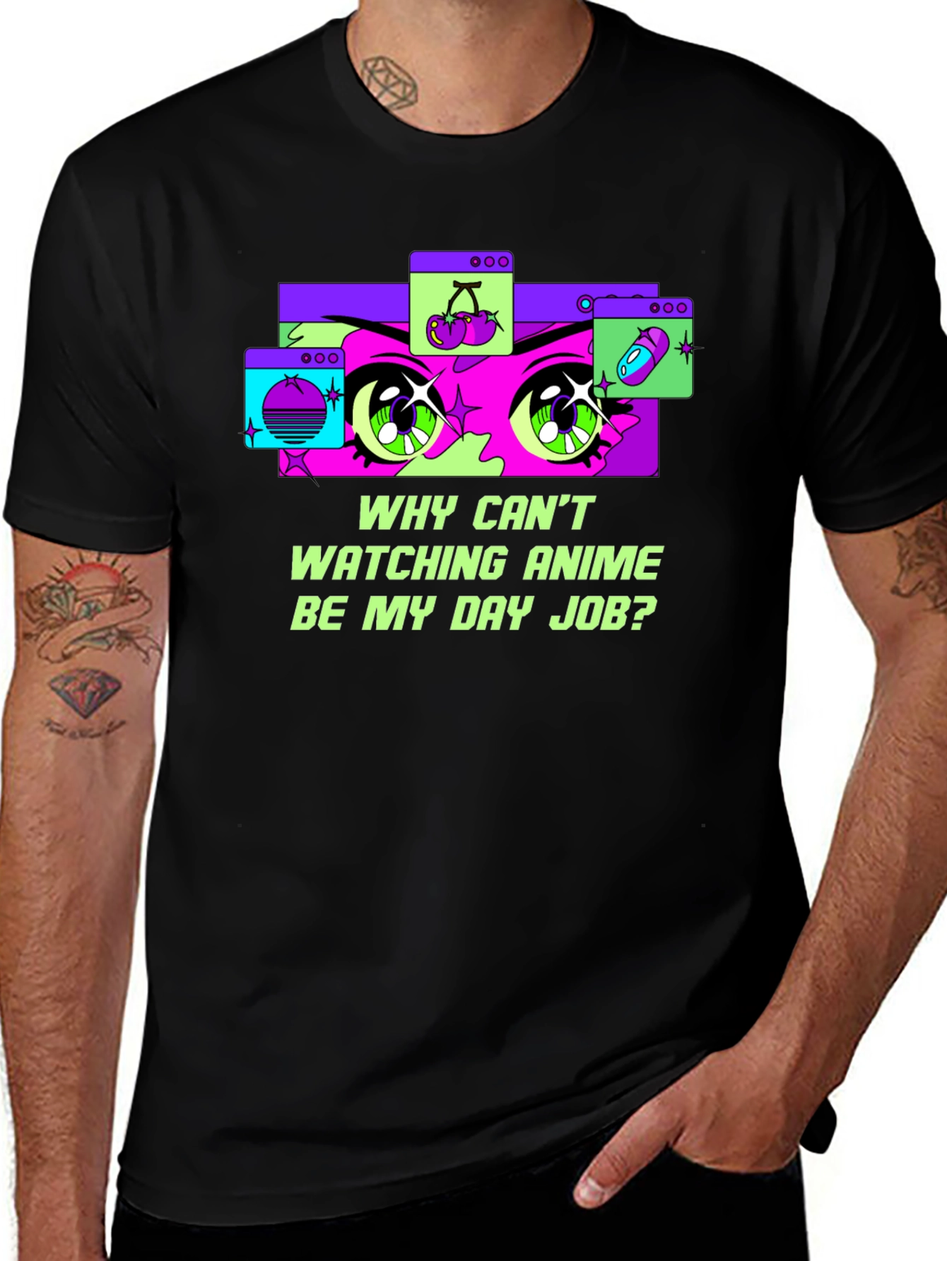 Anime Lovers Graphic T-Shirt