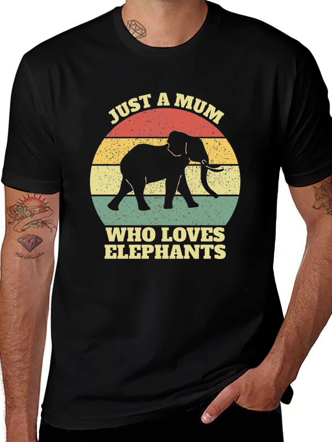 Just a Mum Who Loves Elephants T-Shirt