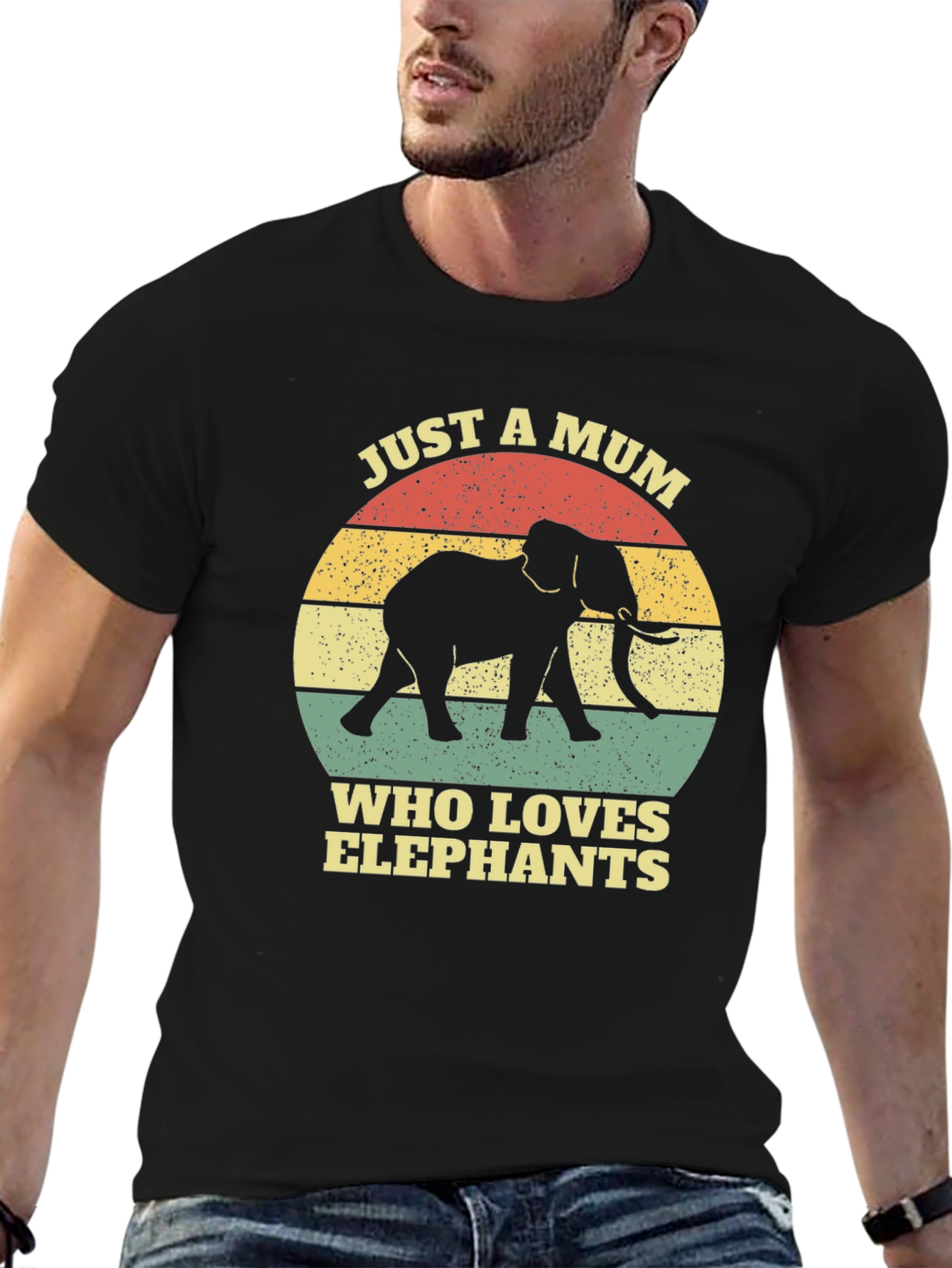 Just a Mum Who Loves Elephants T-Shirt