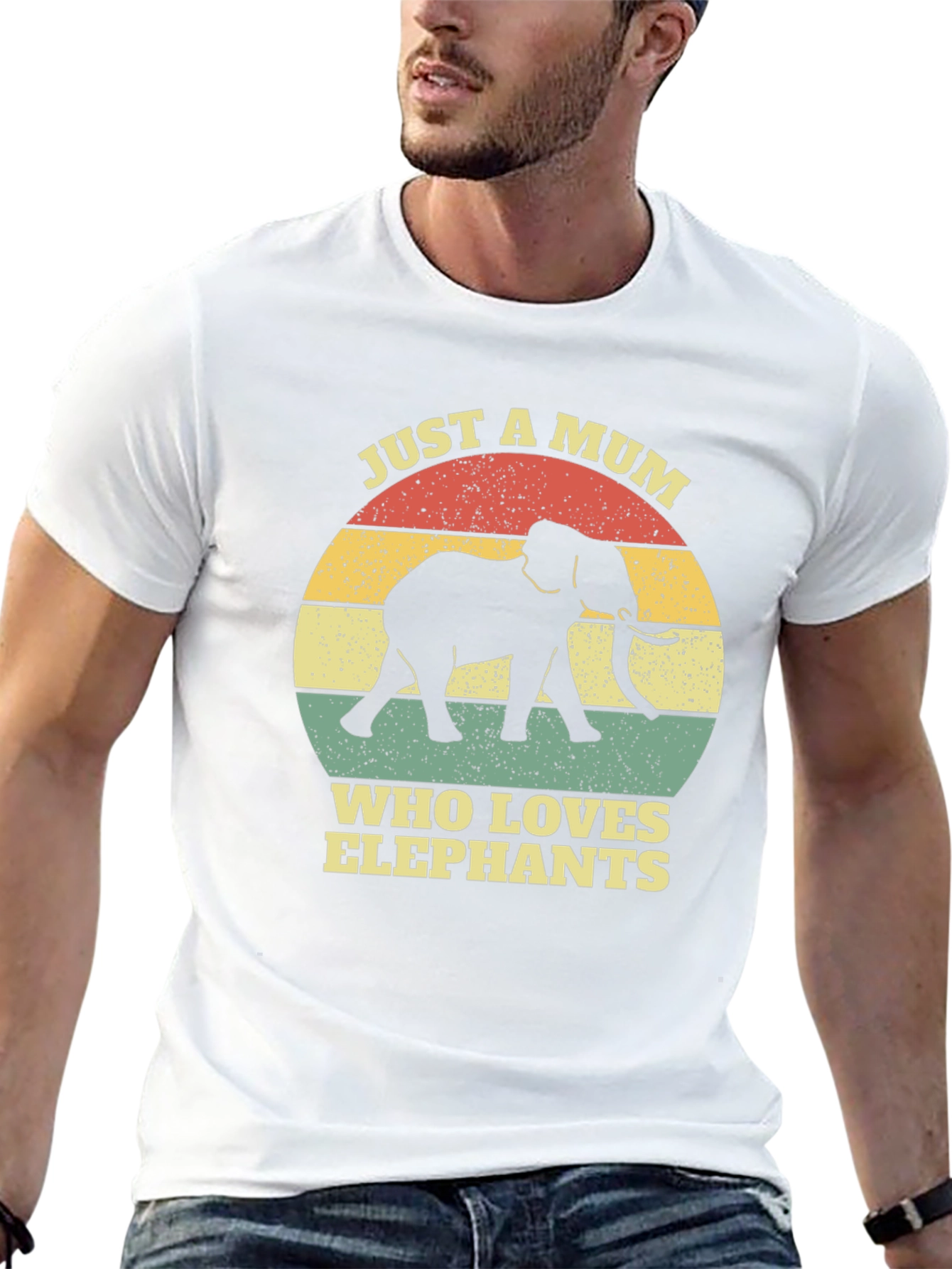 Just a Mum Who Loves Elephants T-Shirt