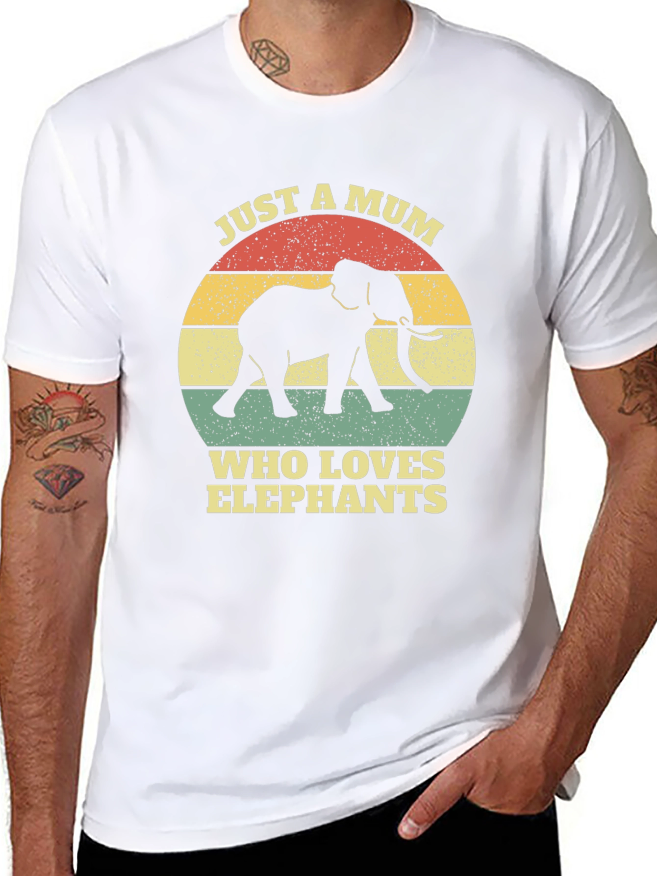 Just a Mum Who Loves Elephants T-Shirt