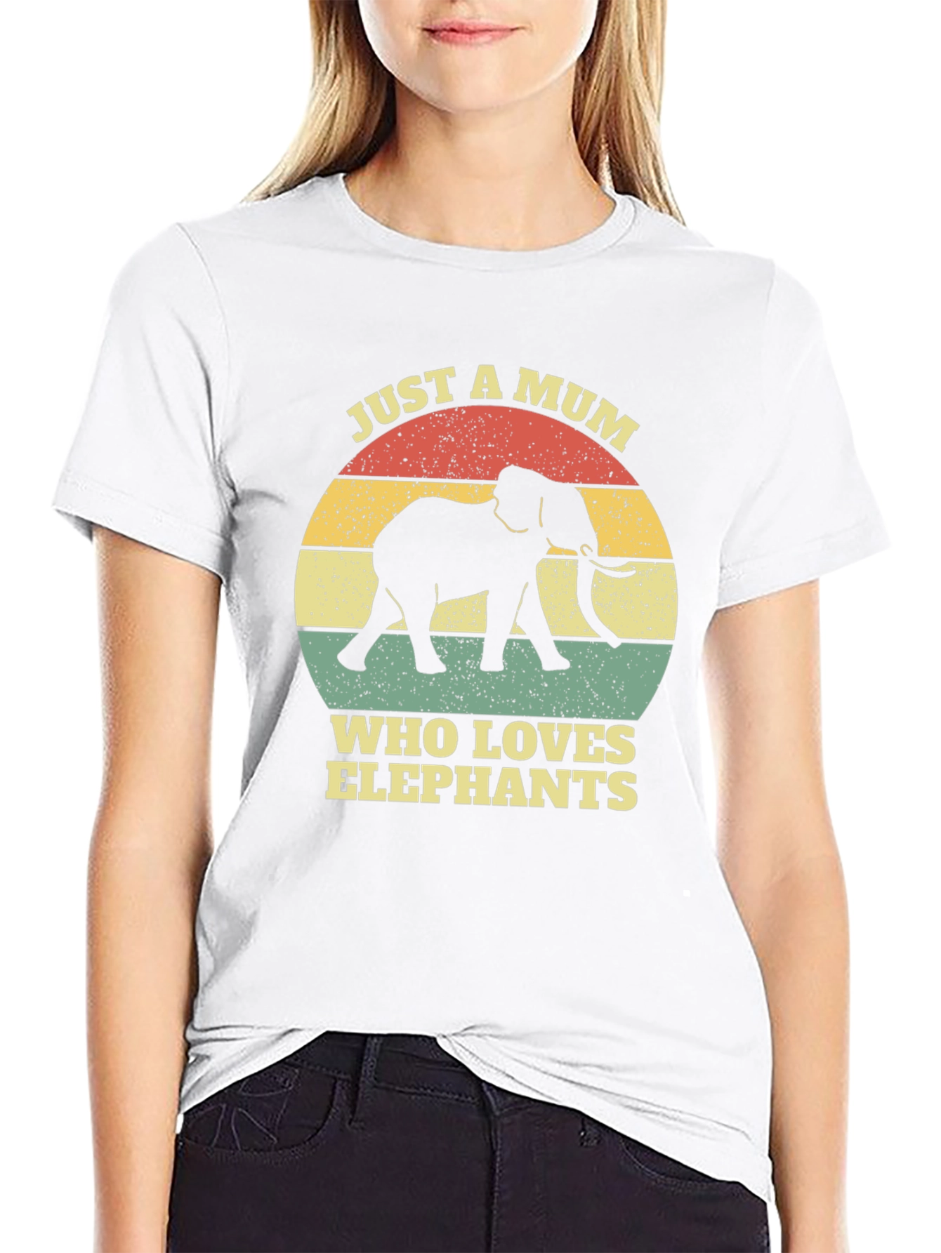 Just a Mum Who Loves Elephants T-Shirt