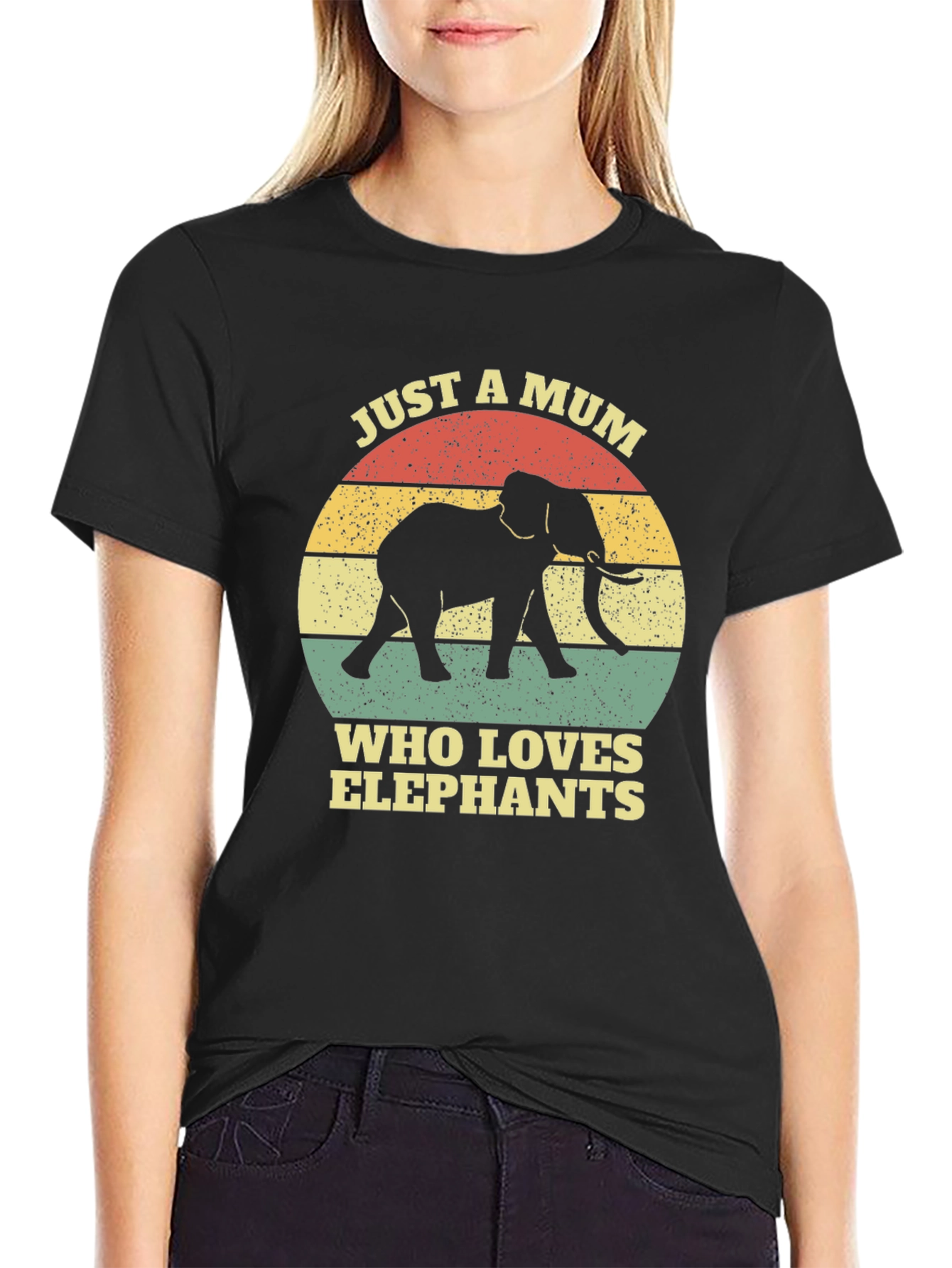 Just a Mum Who Loves Elephants T-Shirt