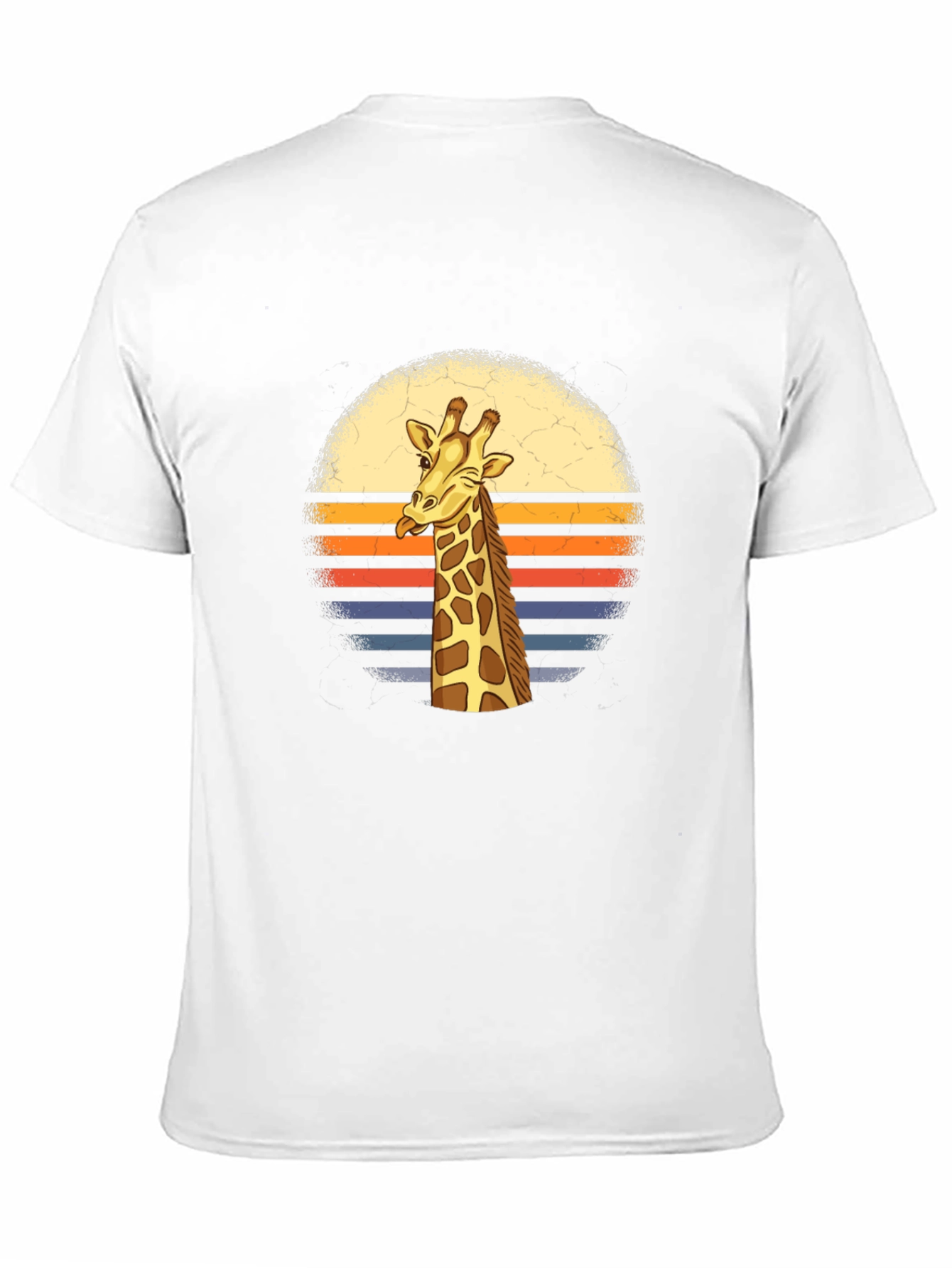 Retro Giraffe T-Shirt - Stylish Graphic Tee