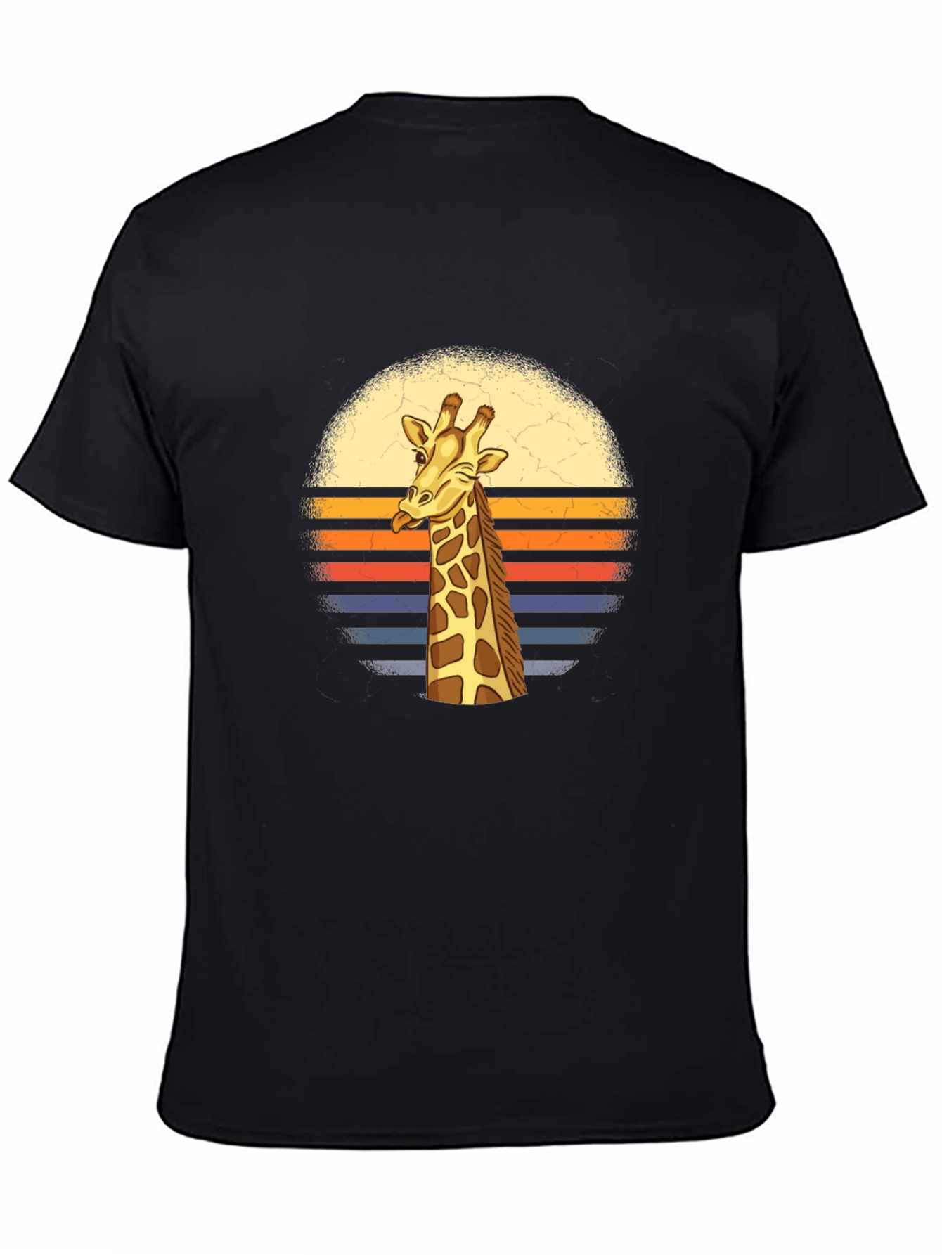 Retro Giraffe T-Shirt - Stylish Graphic Tee