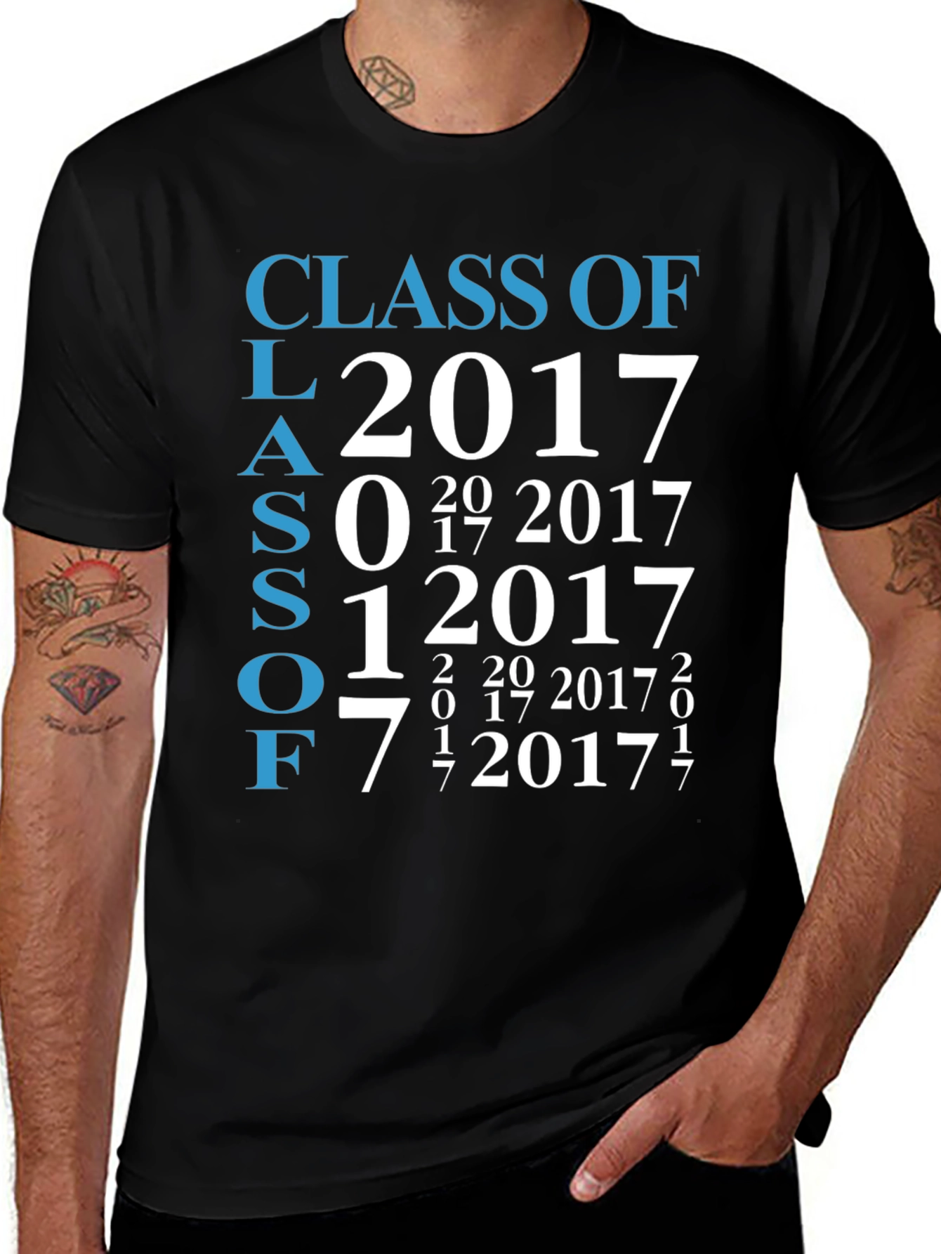 Class of 2017 Graduation Tee - Stylish & Unique